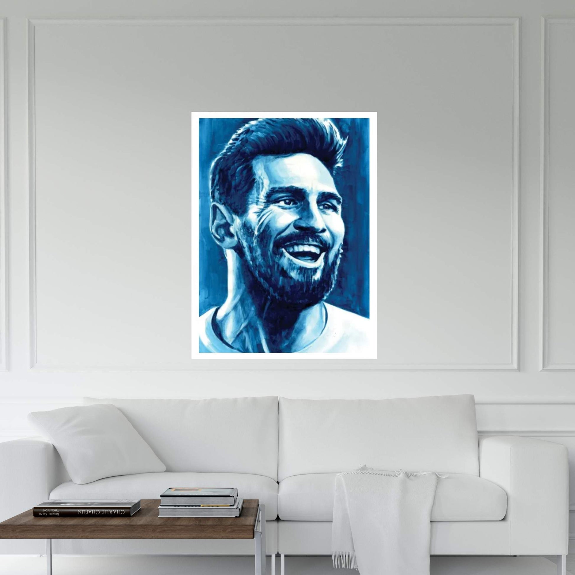 Lionel Messi Canvas Wall Art - Y Canvas