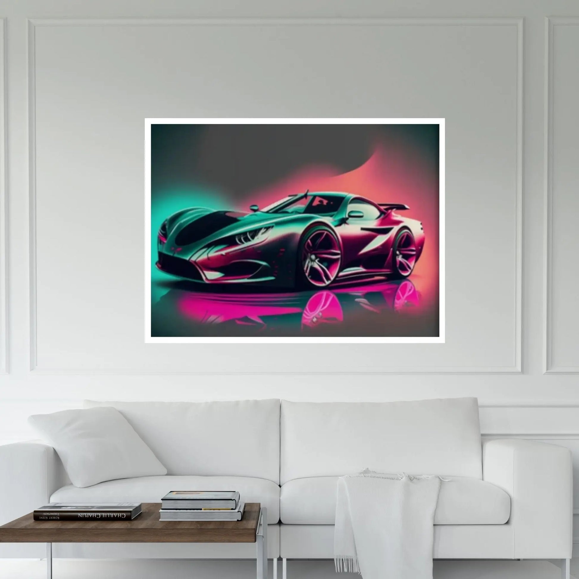 Sport Cars Canvas Wall Art Poster Print, Supercar Wall Art - Y Canvas