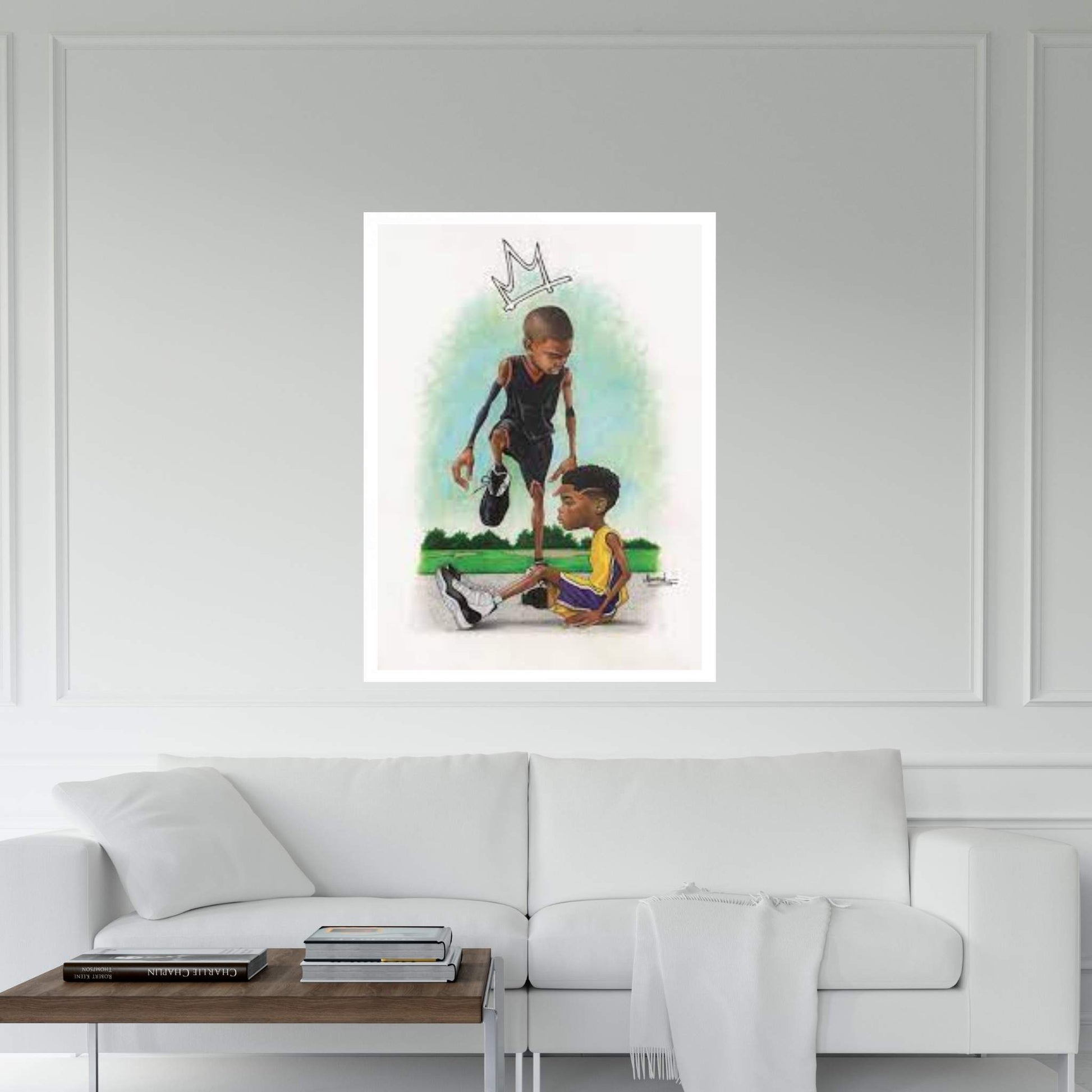 Iverson Kid Canvas Wall Art - Y Canvas