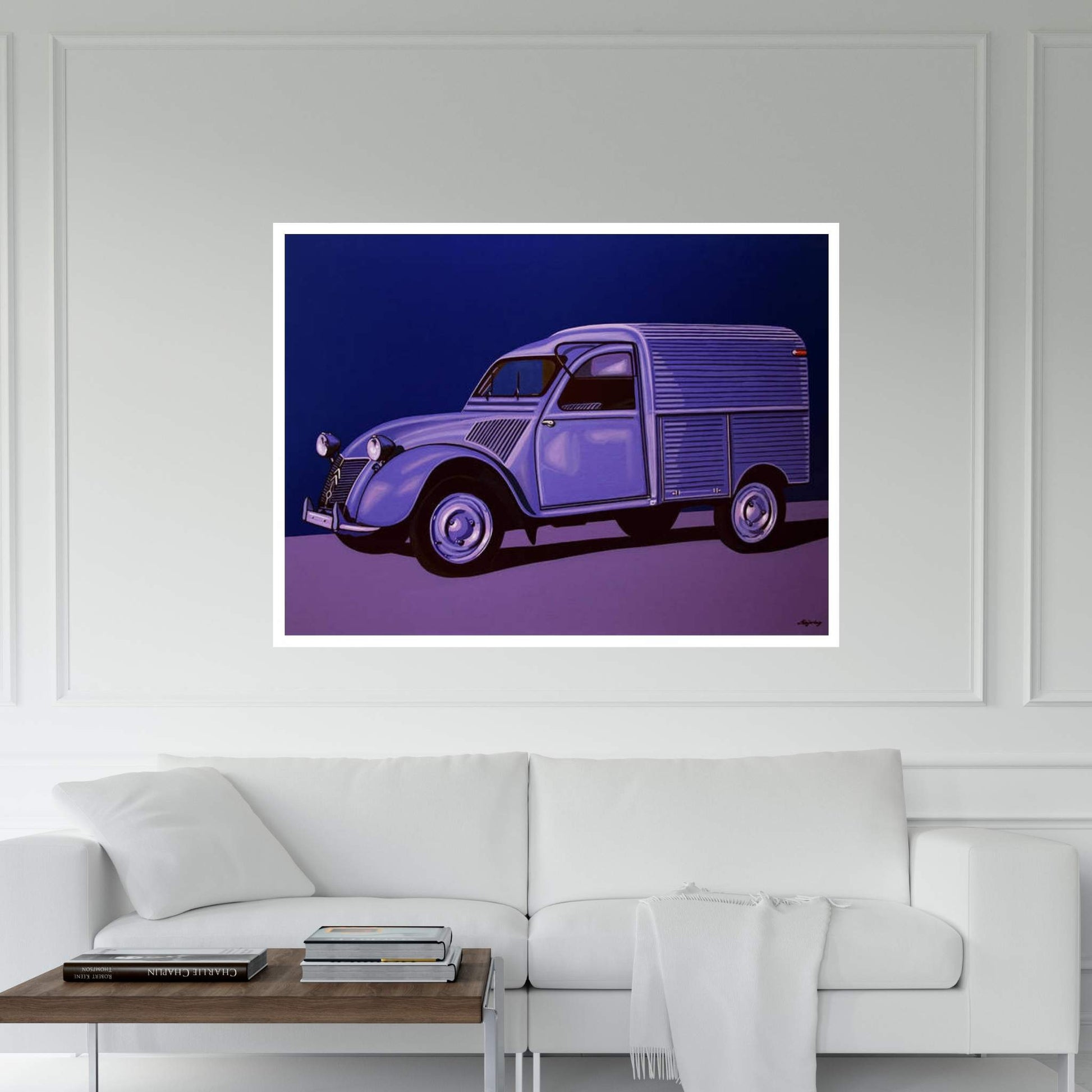 Citroen 2CV AZU 1957 Canvas Wall Art - Y Canvas