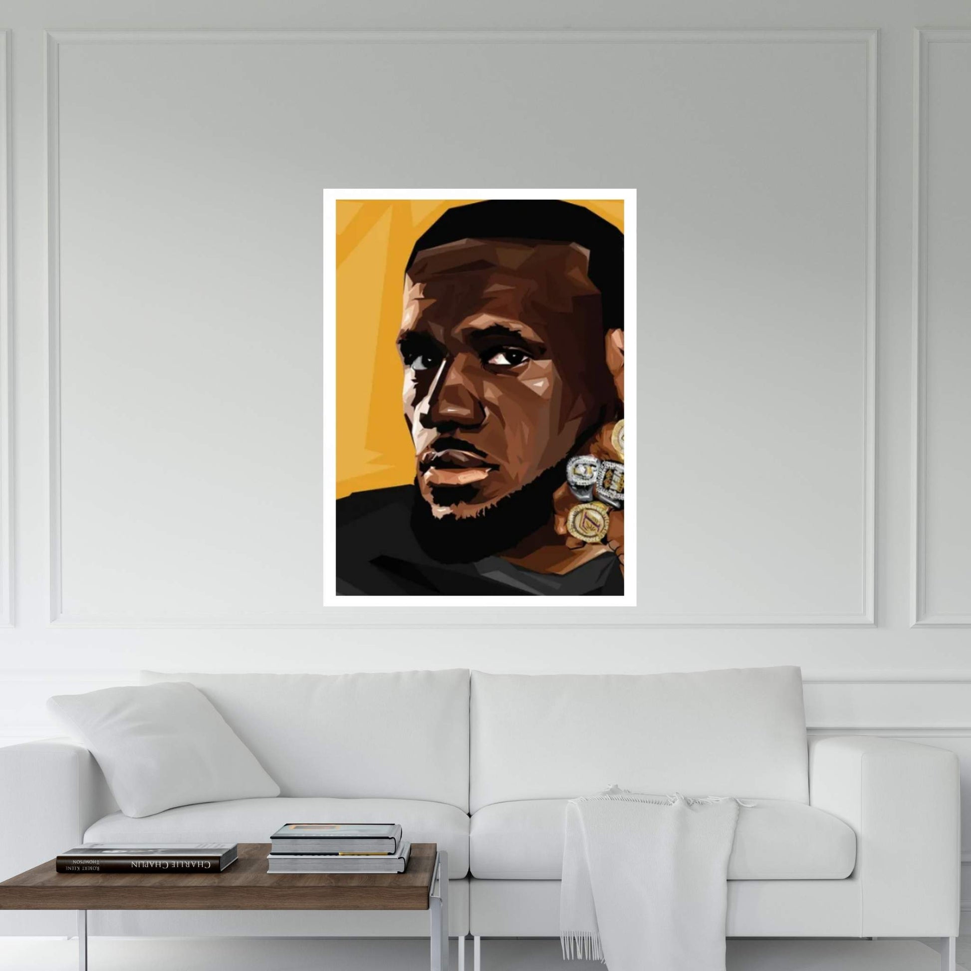 King Rings Canvas Wall Art - Y Canvas