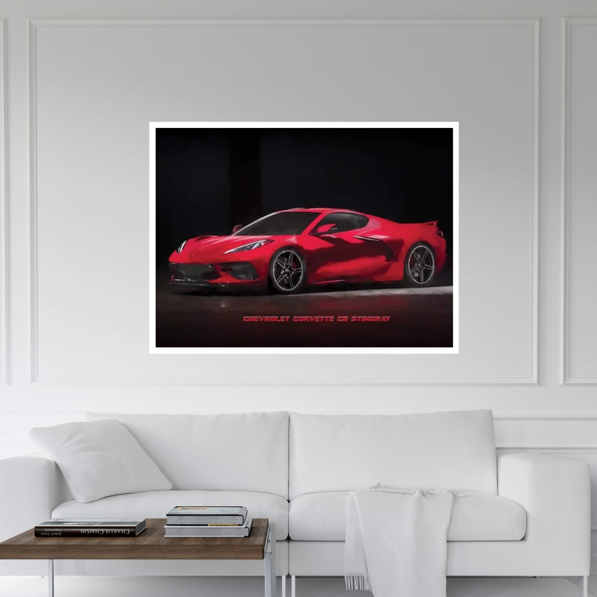 Chevrolet Corvette Stingray Canvas Wall Art - Y Canvas