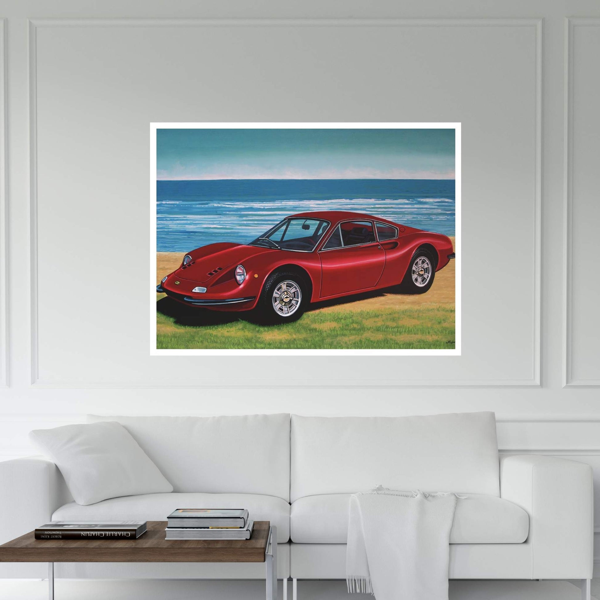 Ferrari Dino Canvas Wall Art - Y Canvas