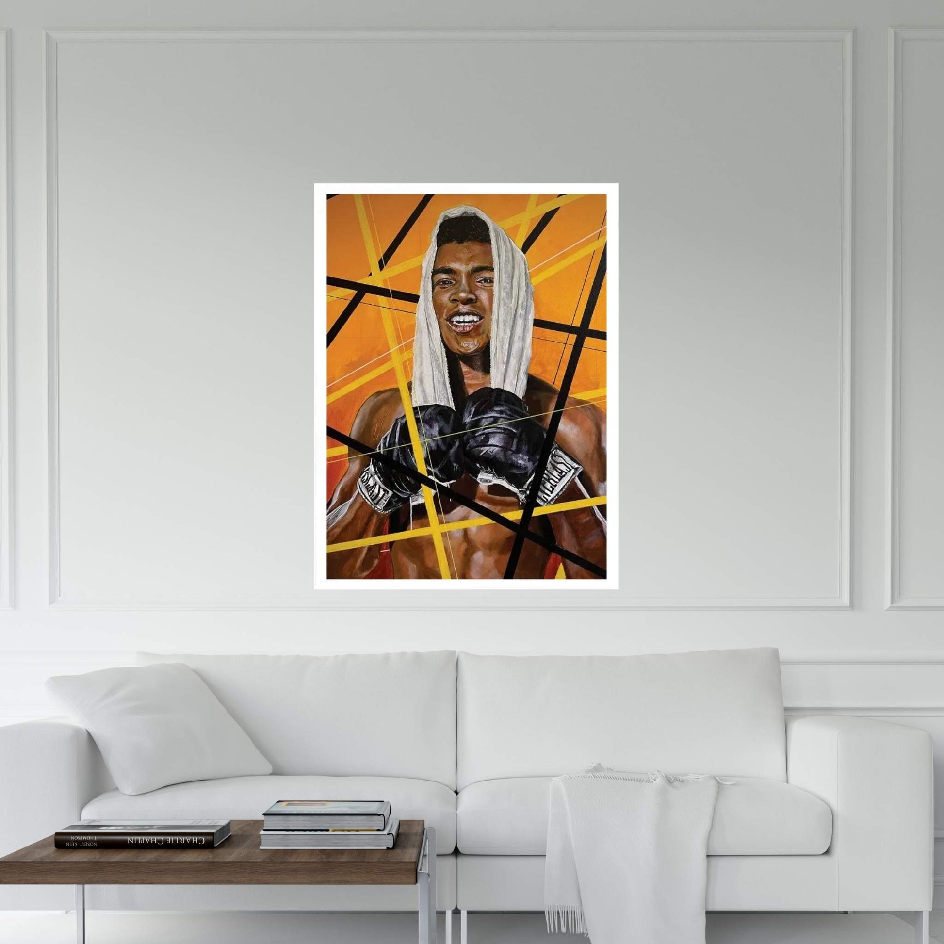 Young Ali Canvas Wall Art - Y Canvas