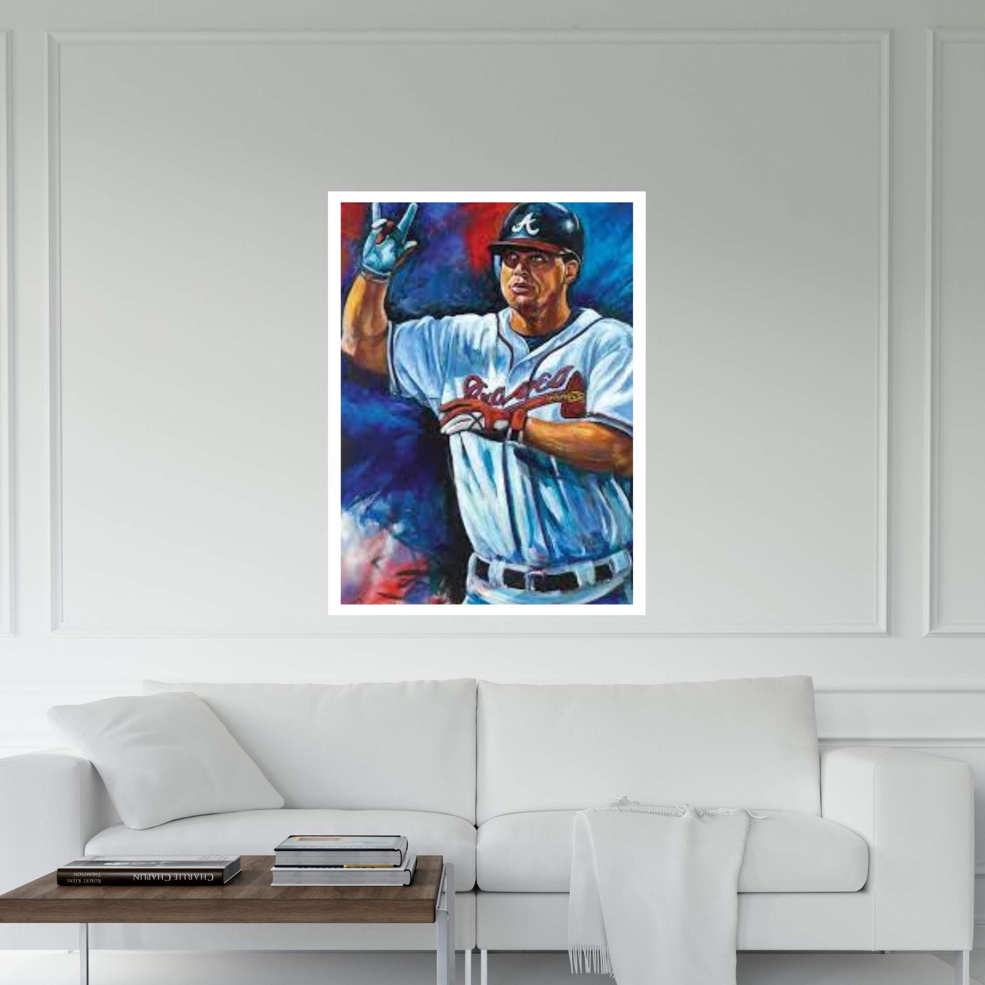 Chipper (Chipper Jones) Canvas Wall Art - Y Canvas
