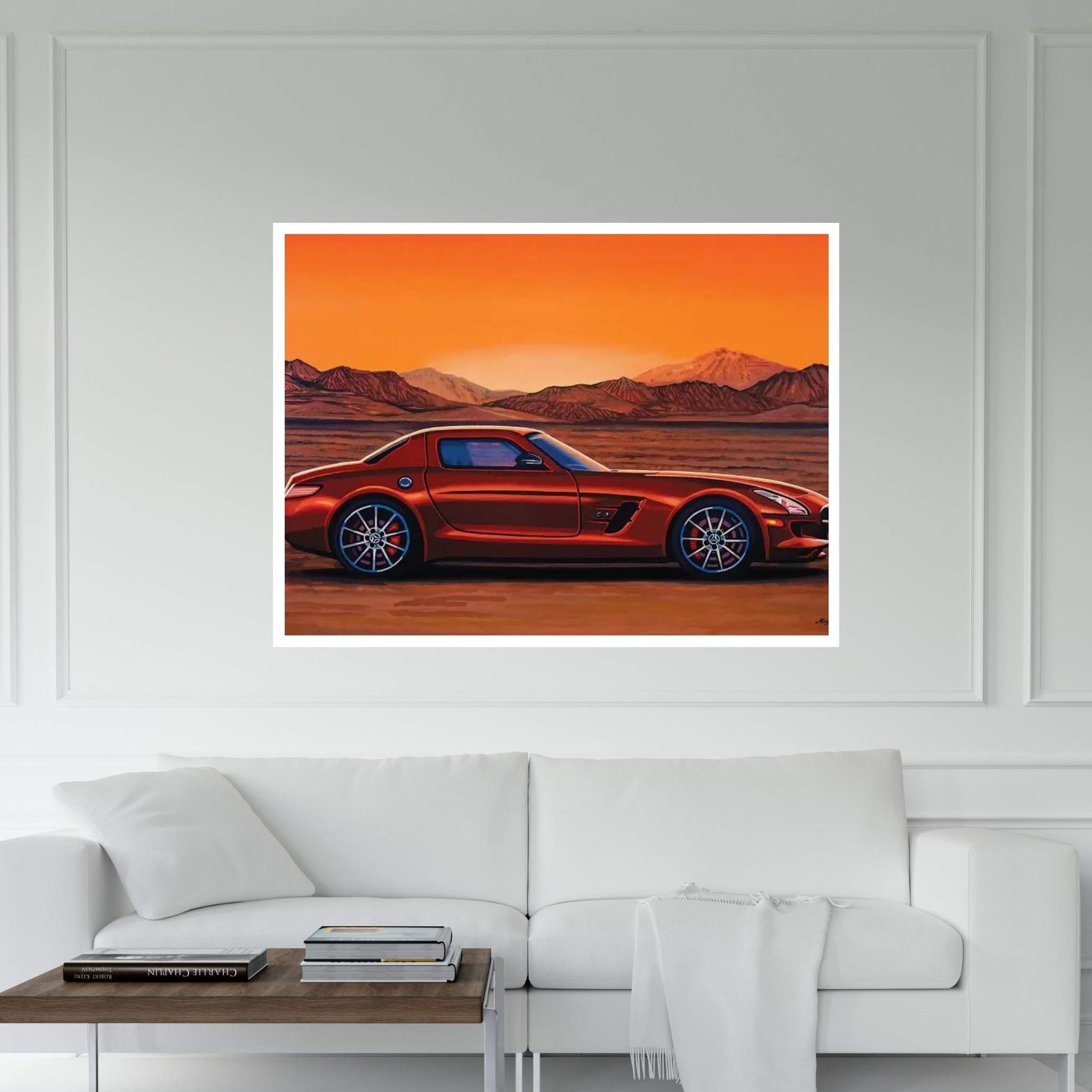 Mercedes Benz Sls Amg Gt Final Edition Canvas Wall Art - Y Canvas