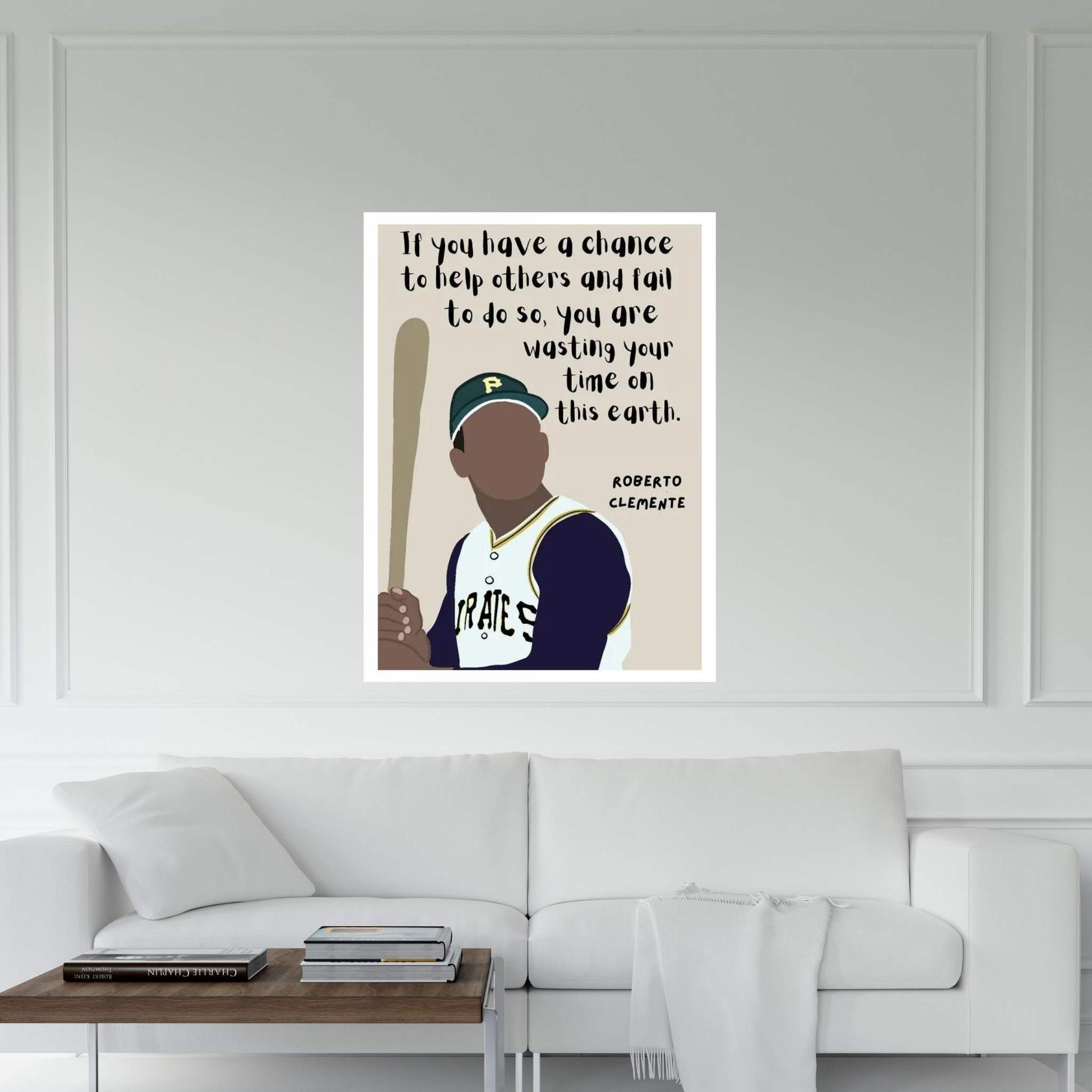 Clemente Quote Canvas Wall Art - Y Canvas