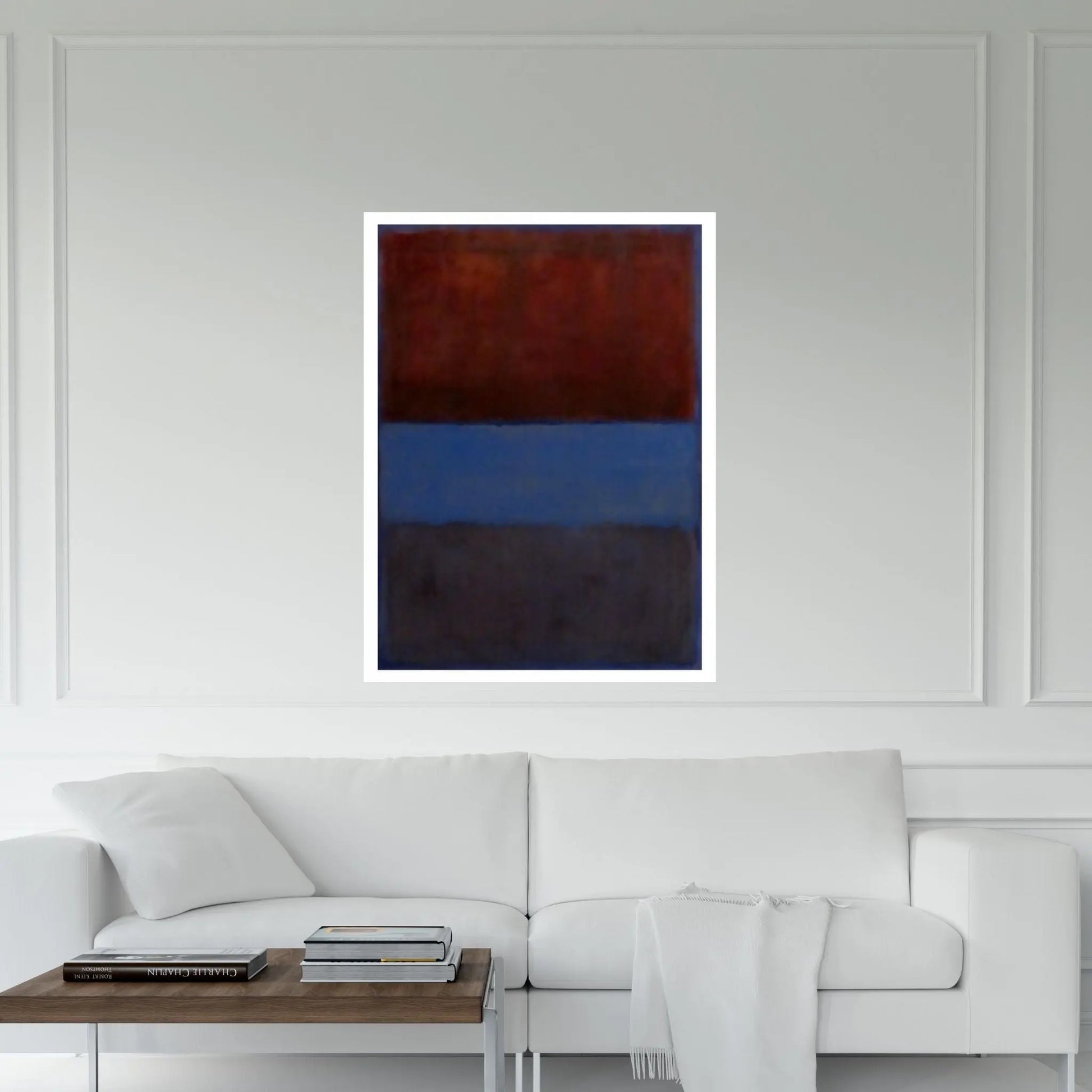 Mark Rothko Frame Canvas/Poster Art Reproduction, Rothko Reproduction - Y Canvas