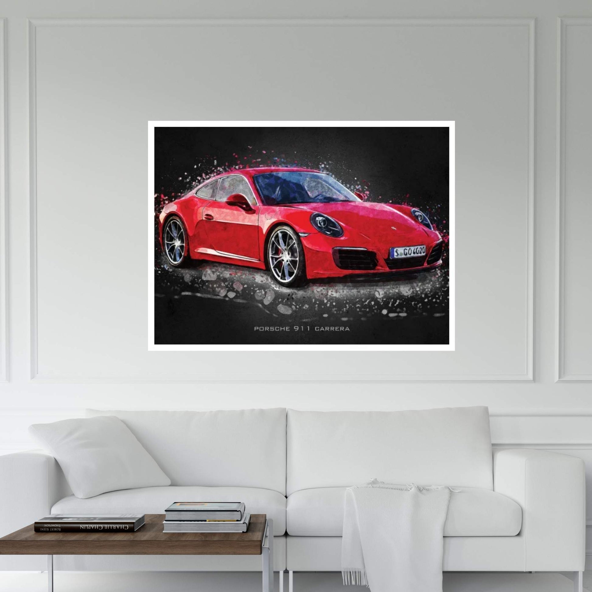 Porsche 911 Carrera Canvas Wall Art - Y Canvas