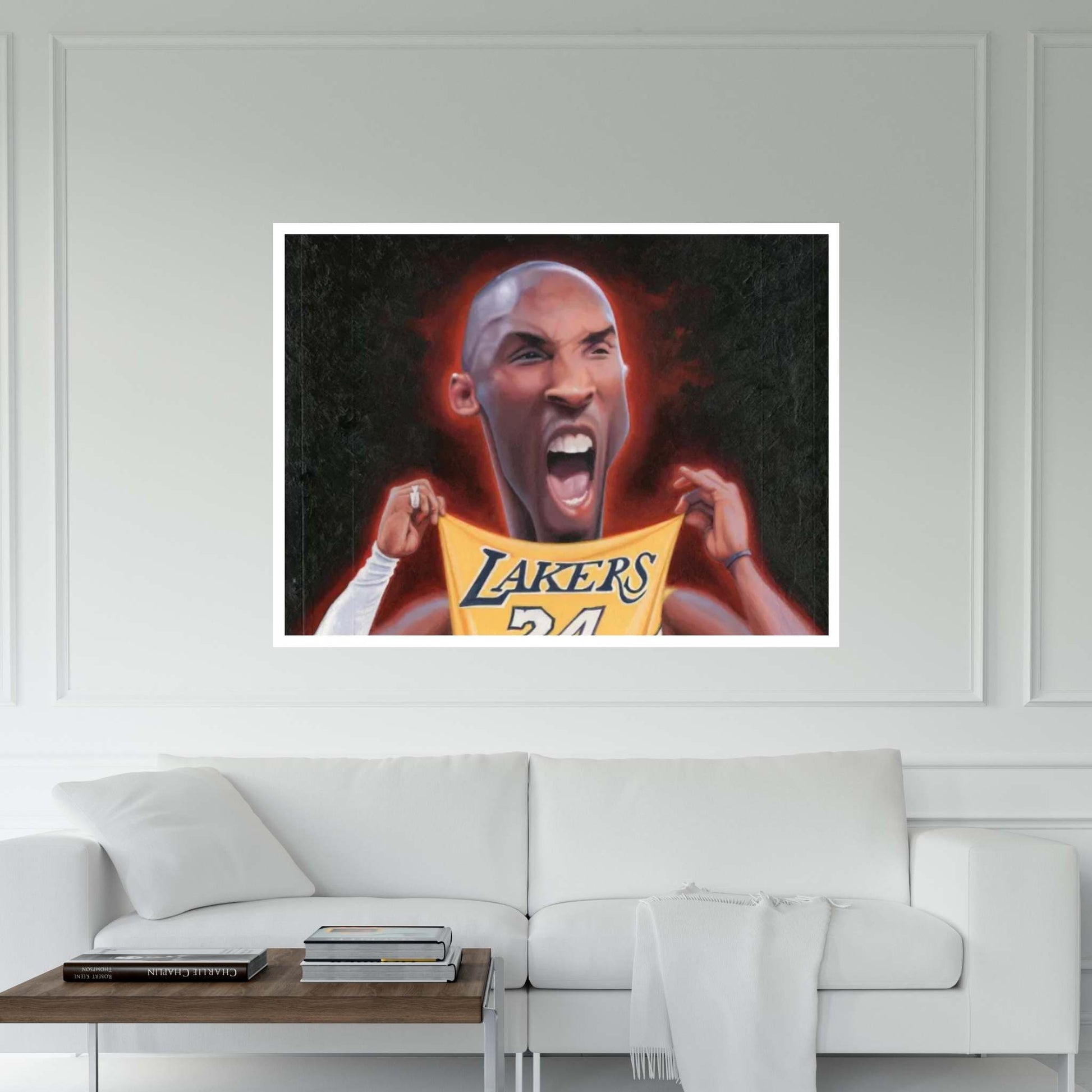 Kobe Bryant Canvas Wall Art - Y Canvas