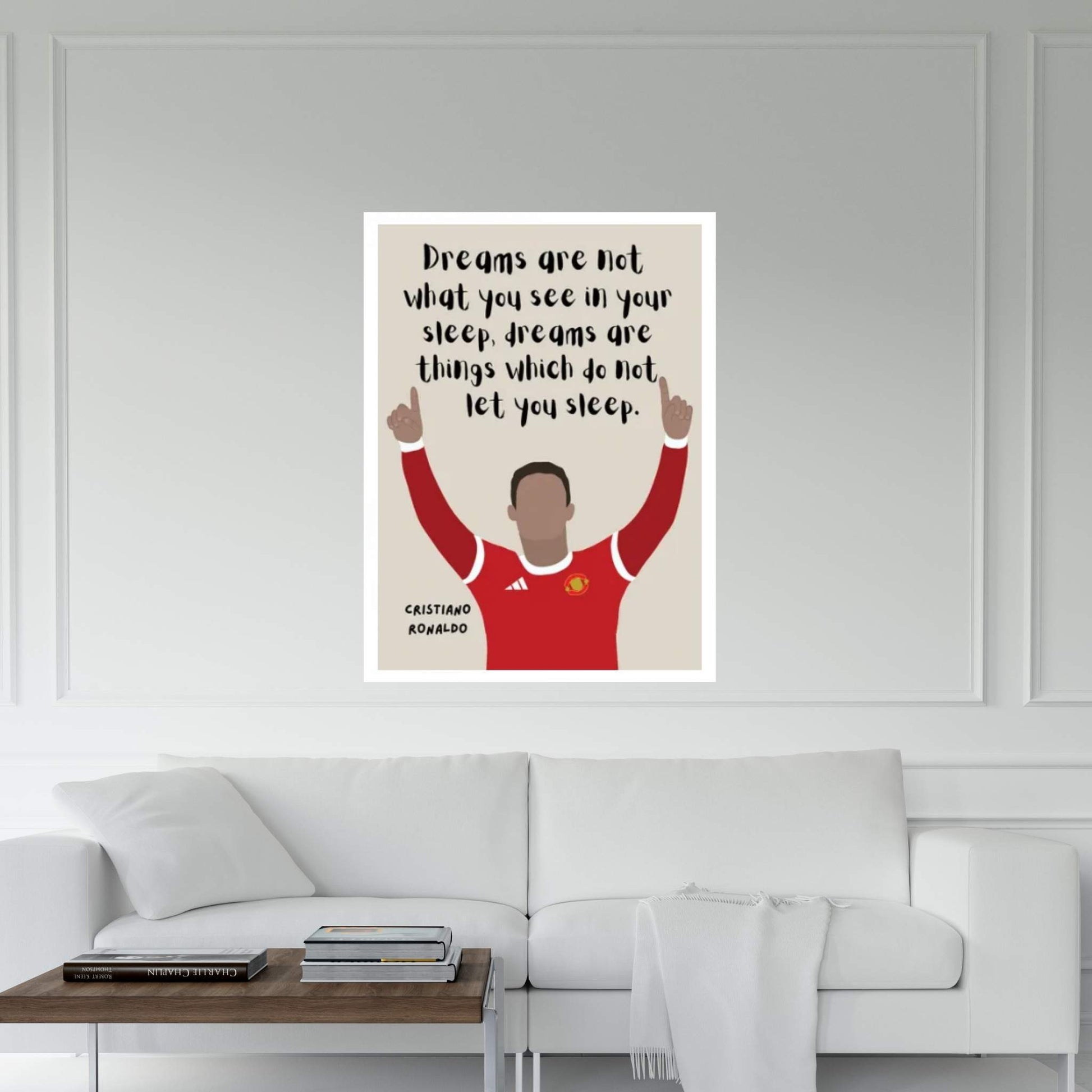 Ronaldo Quote Canvas Wall Art - Y Canvas