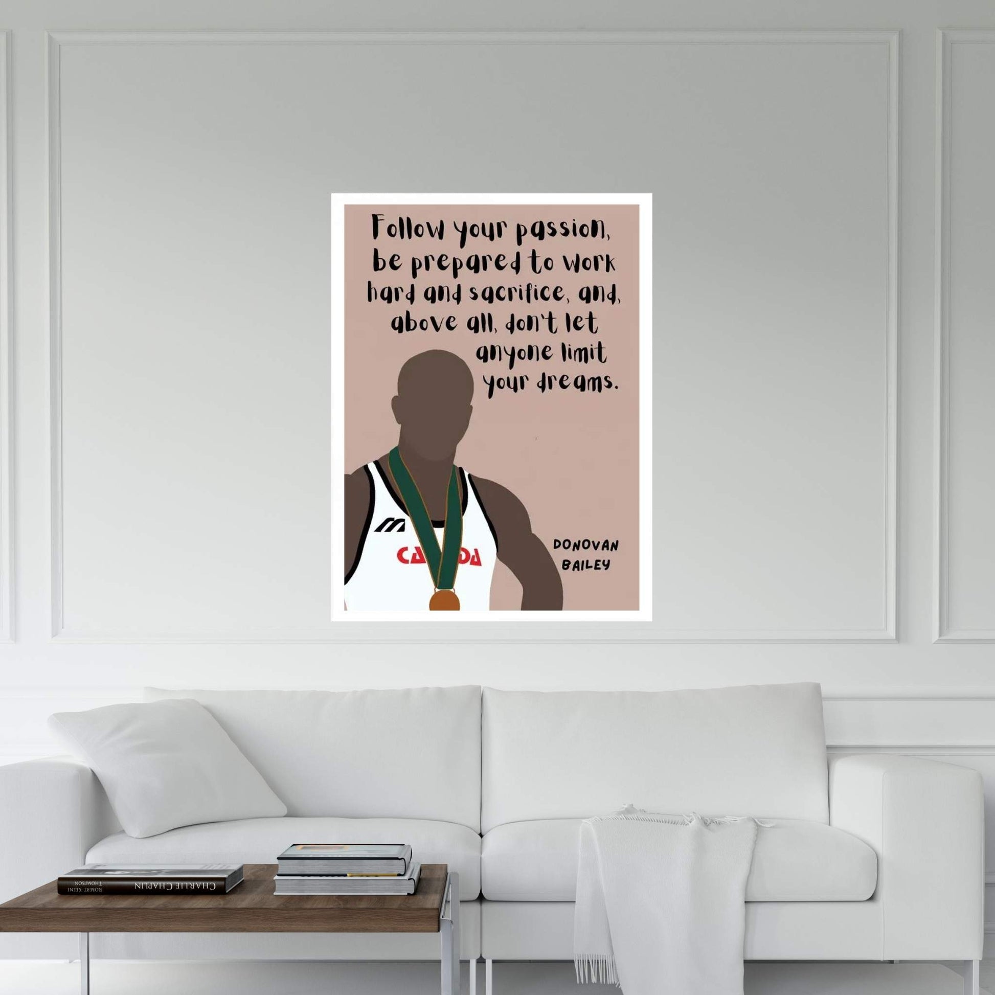 Bailey Quote Canvas Wall Art - Y Canvas