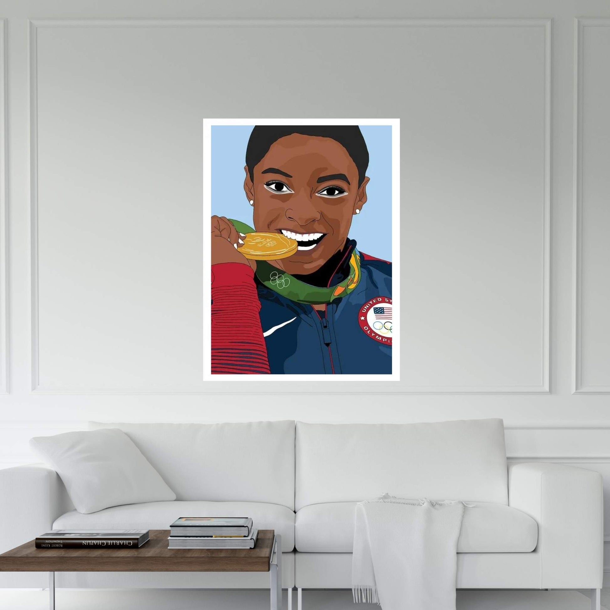 Simone Biles Canvas Wall Art - Y Canvas
