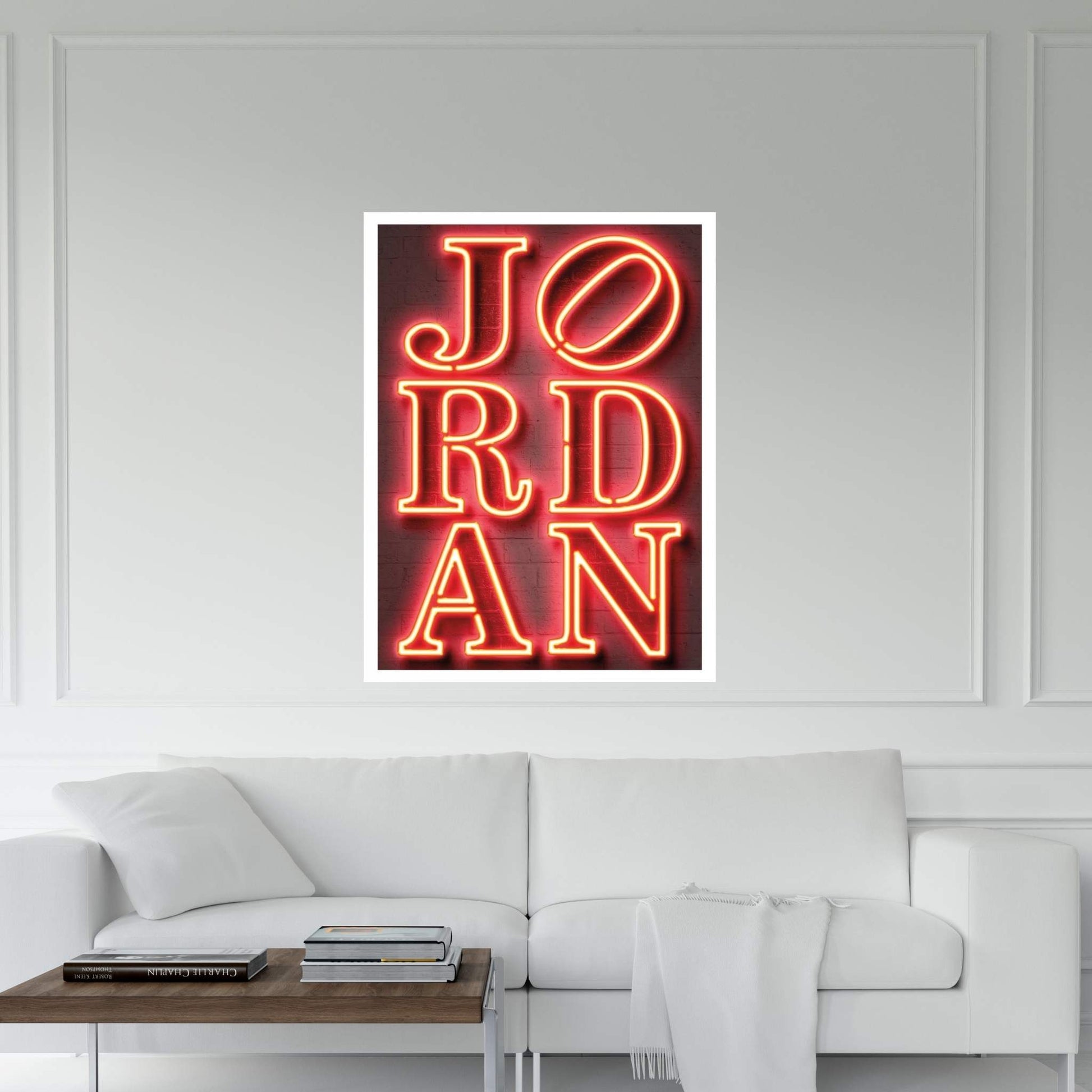 Love Jordan Canvas Wall Art - Y Canvas