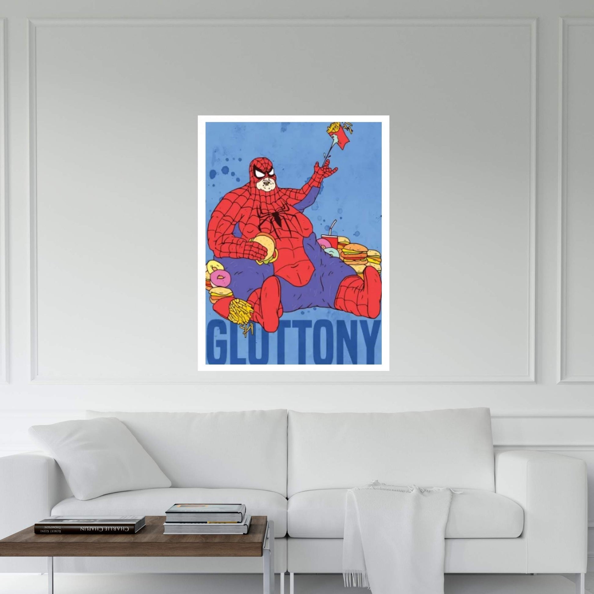 Gluttony Canvas Wall Art - Y Canvas
