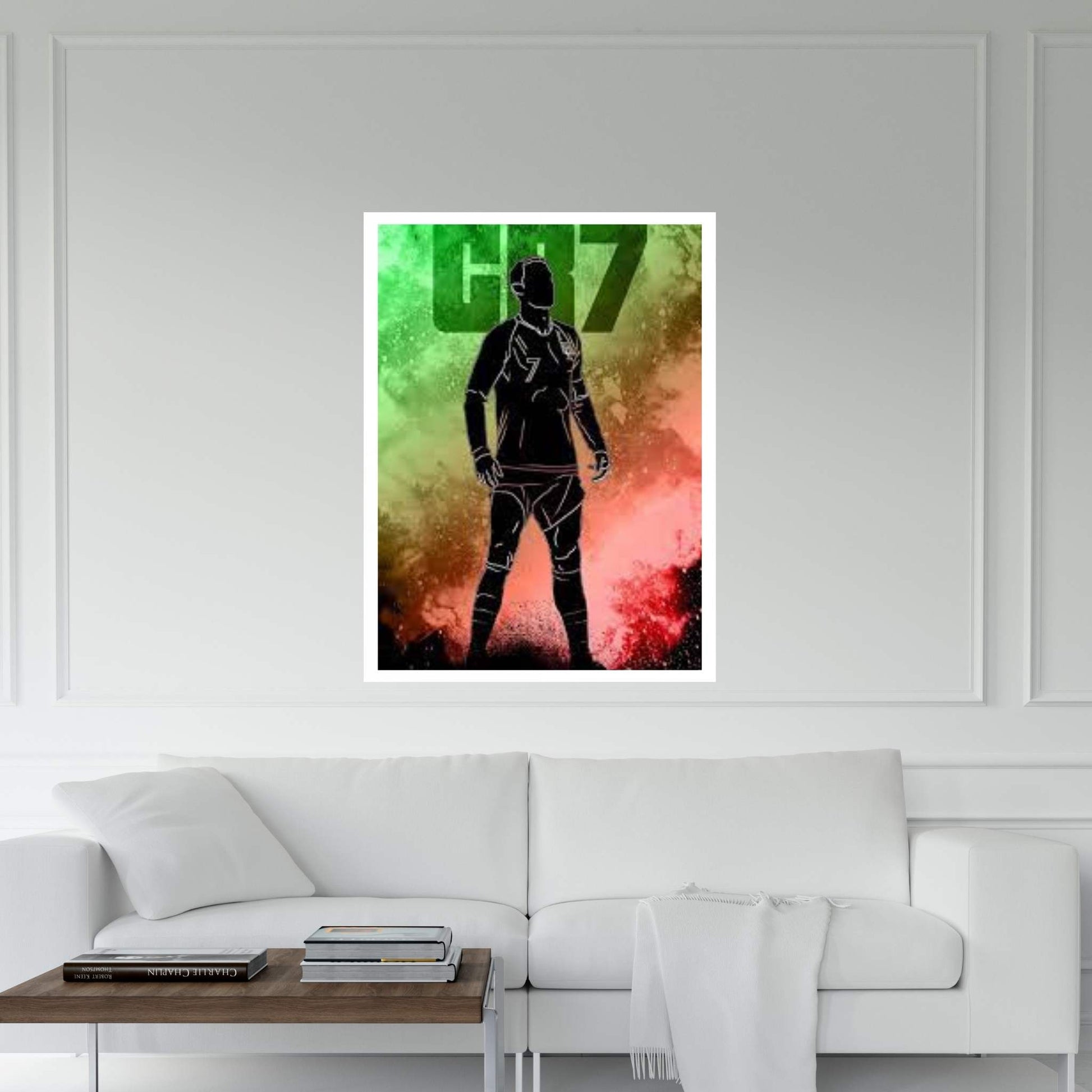 Soul Of CR7 Canvas Wall Art - Y Canvas