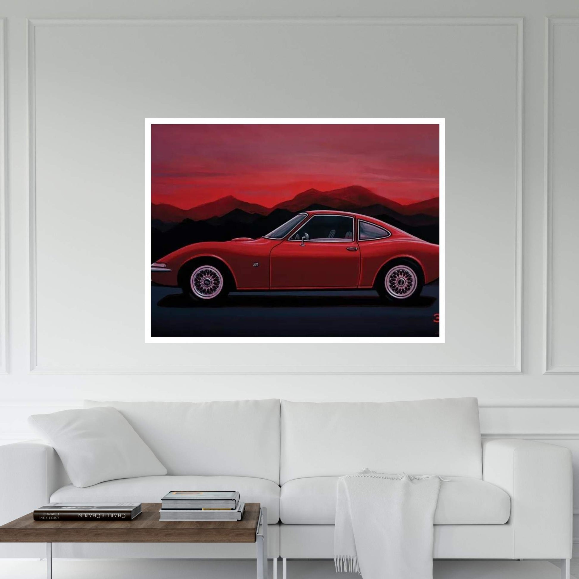 Opel GT 1969 Canvas Wall Art - Y Canvas