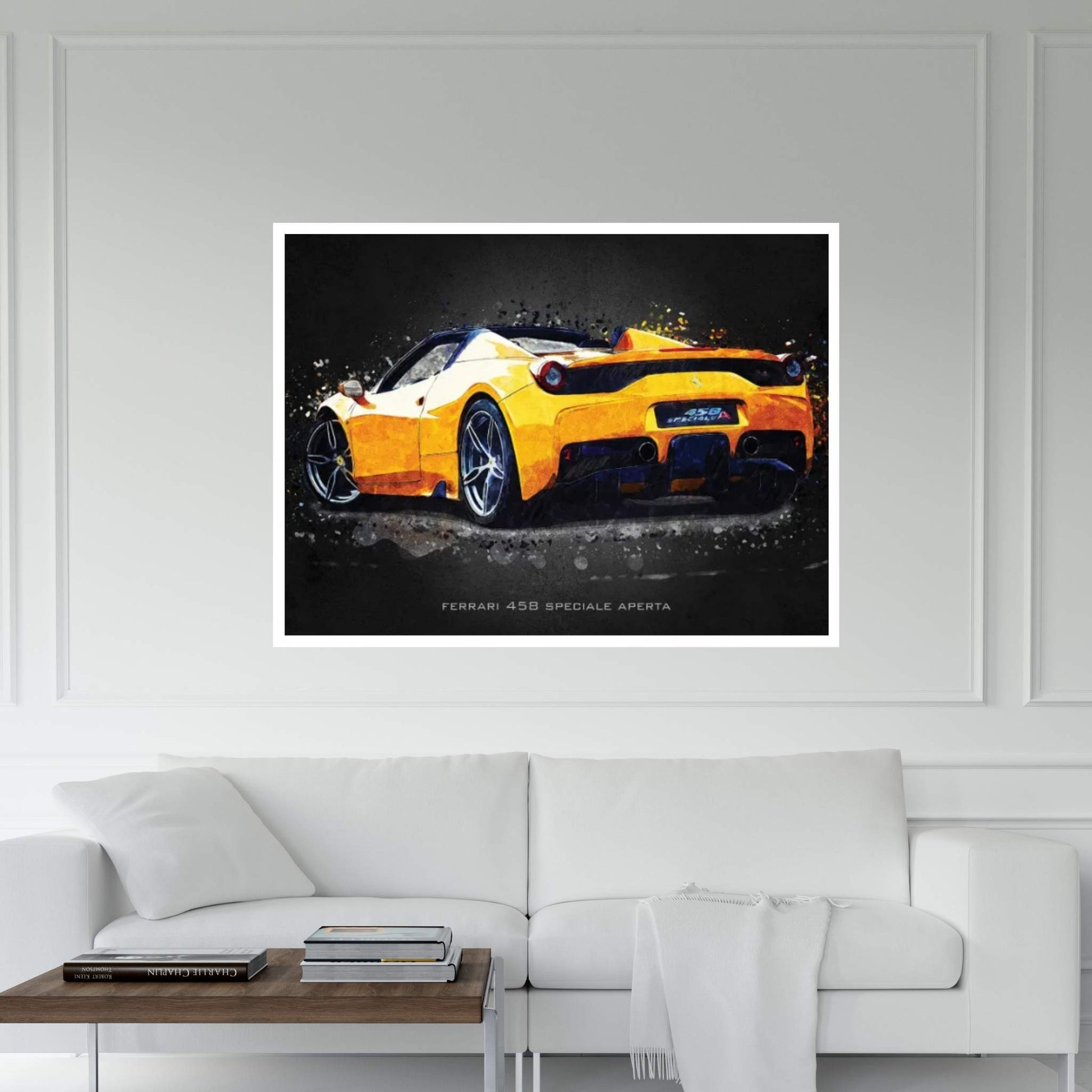 Ferrari 458 Speciale Aperta Canvas Wall Art - Y Canvas