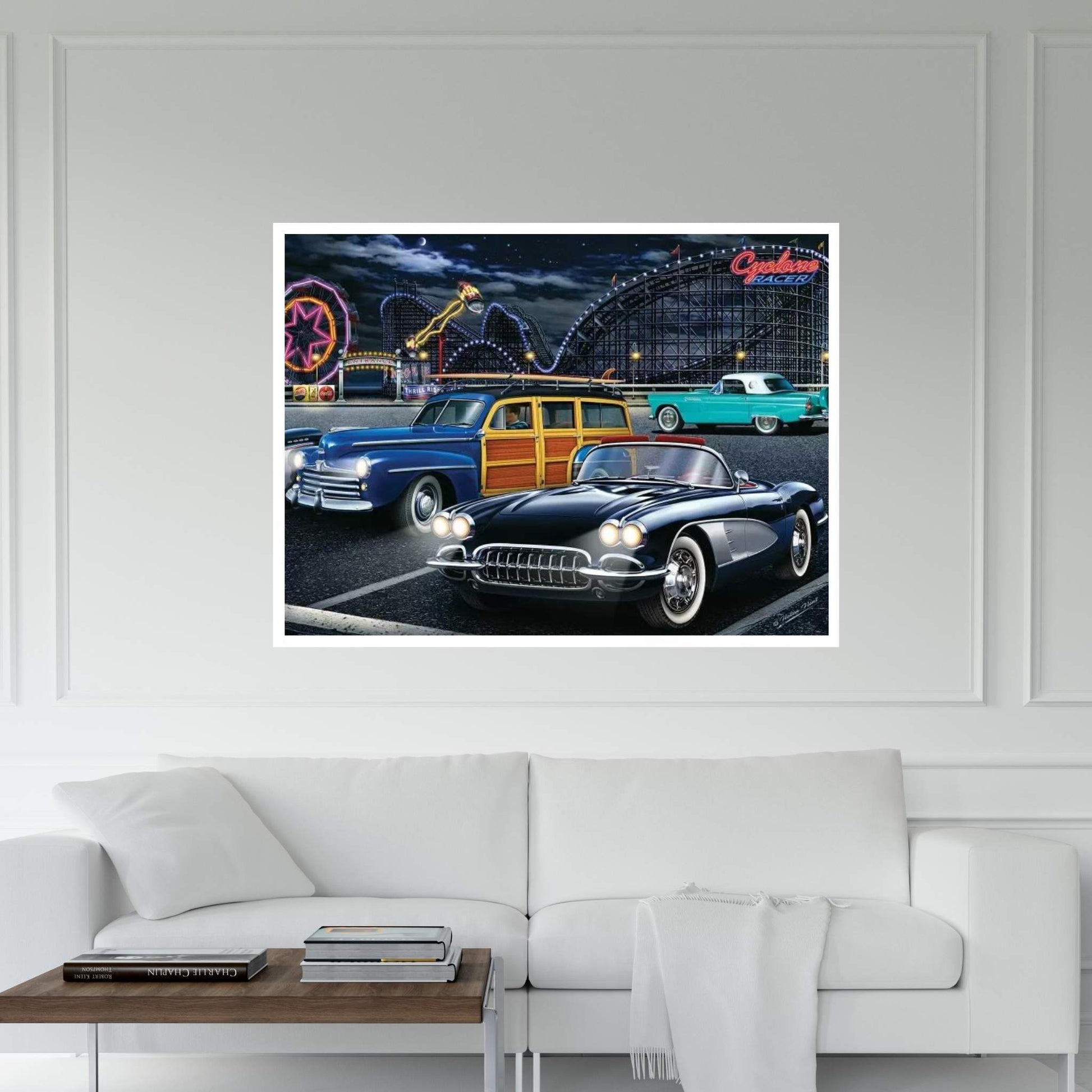 Cyclone Racer Canvas Wall Art - Y Canvas