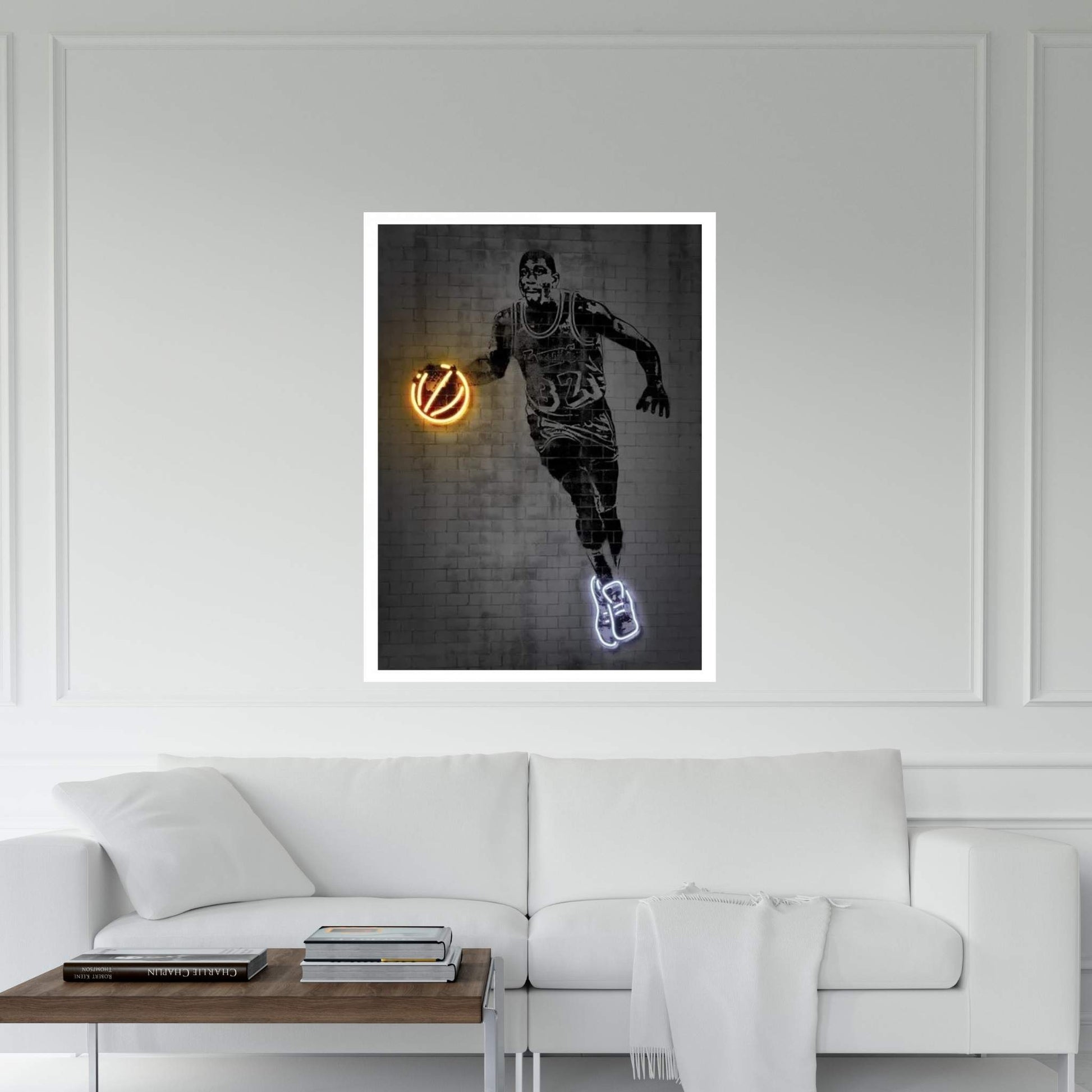 Magic Johnson Canvas Wall Art - Y Canvas