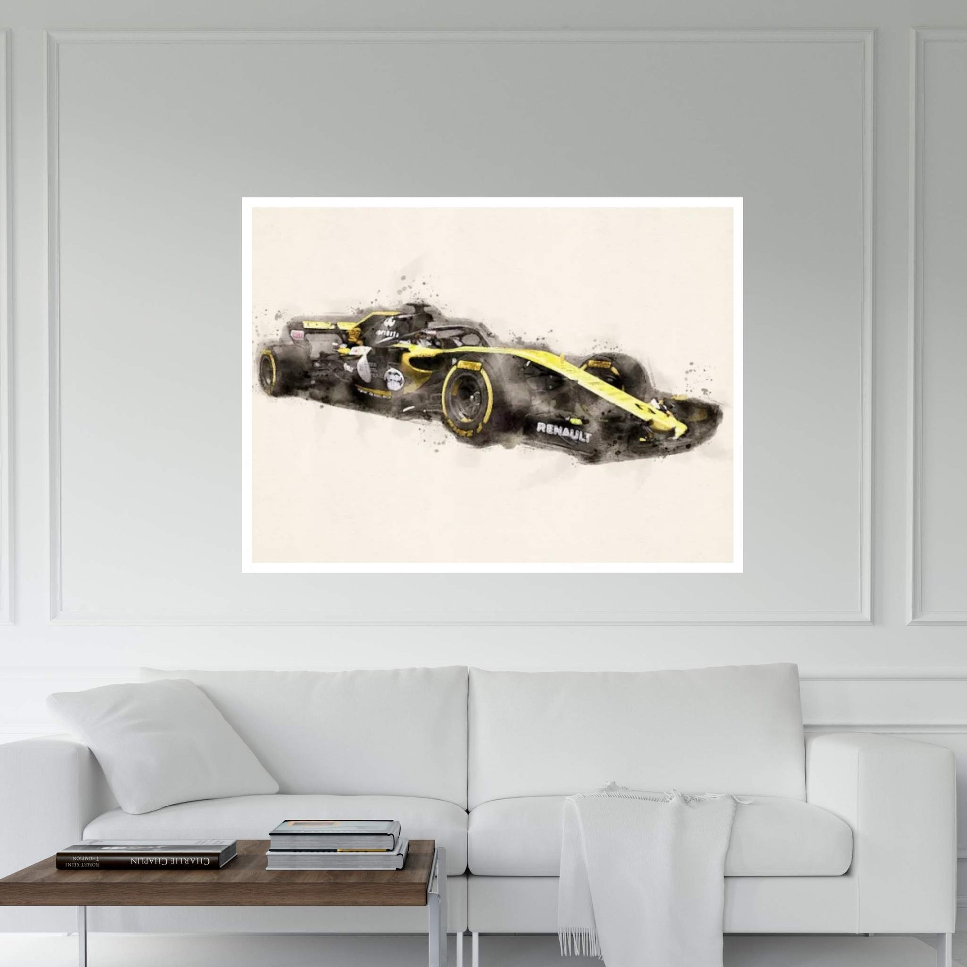 Renault F1 V II Canvas Wall Art - Y Canvas