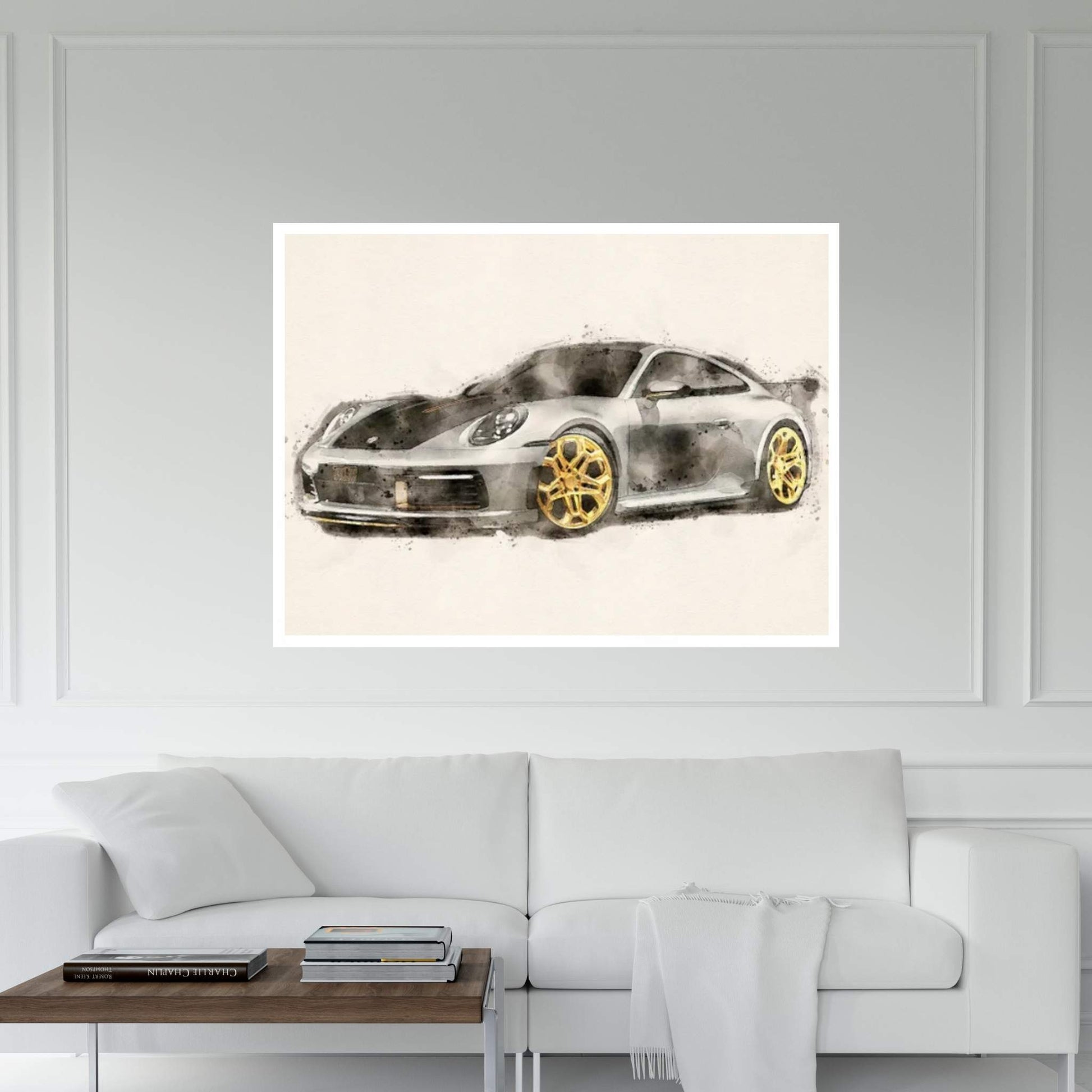 Porsche 911 V II Canvas Wall Art - Y Canvas