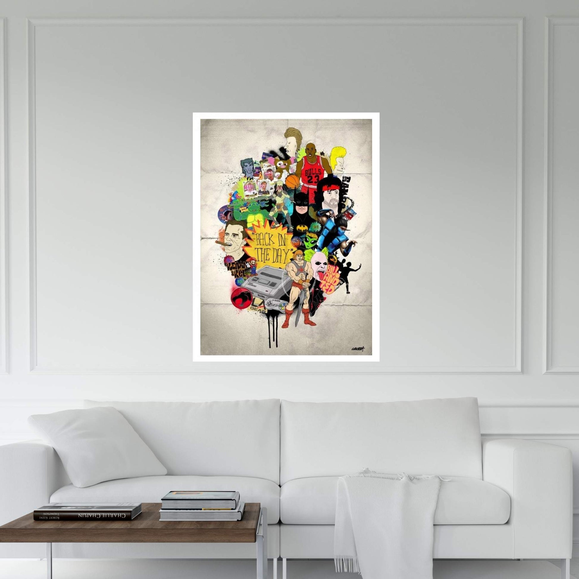 Back In The Day Canvas Wall Art - Y Canvas