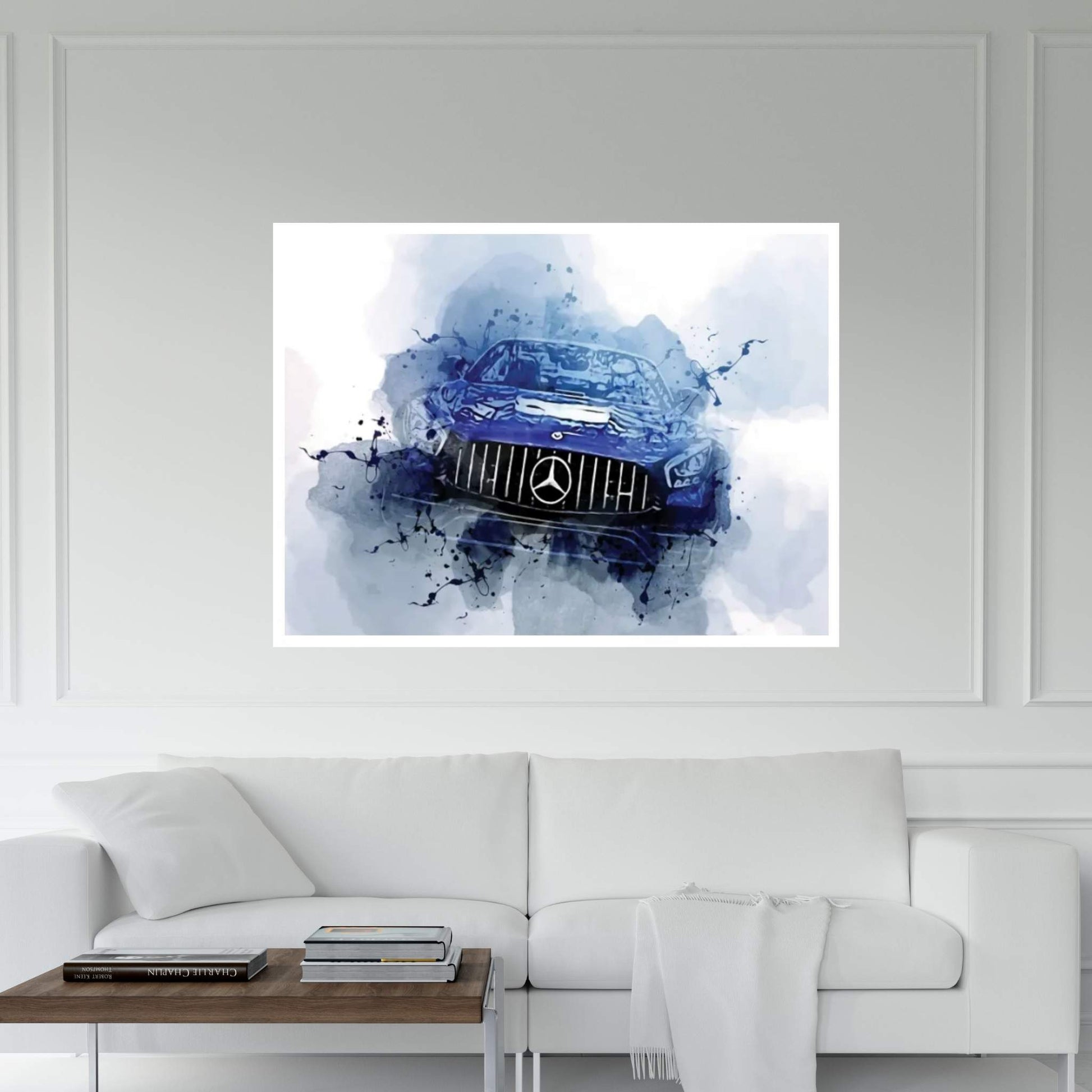 Mercedes-AMG GT 2021 C190 Canvas Wall Art - Y Canvas