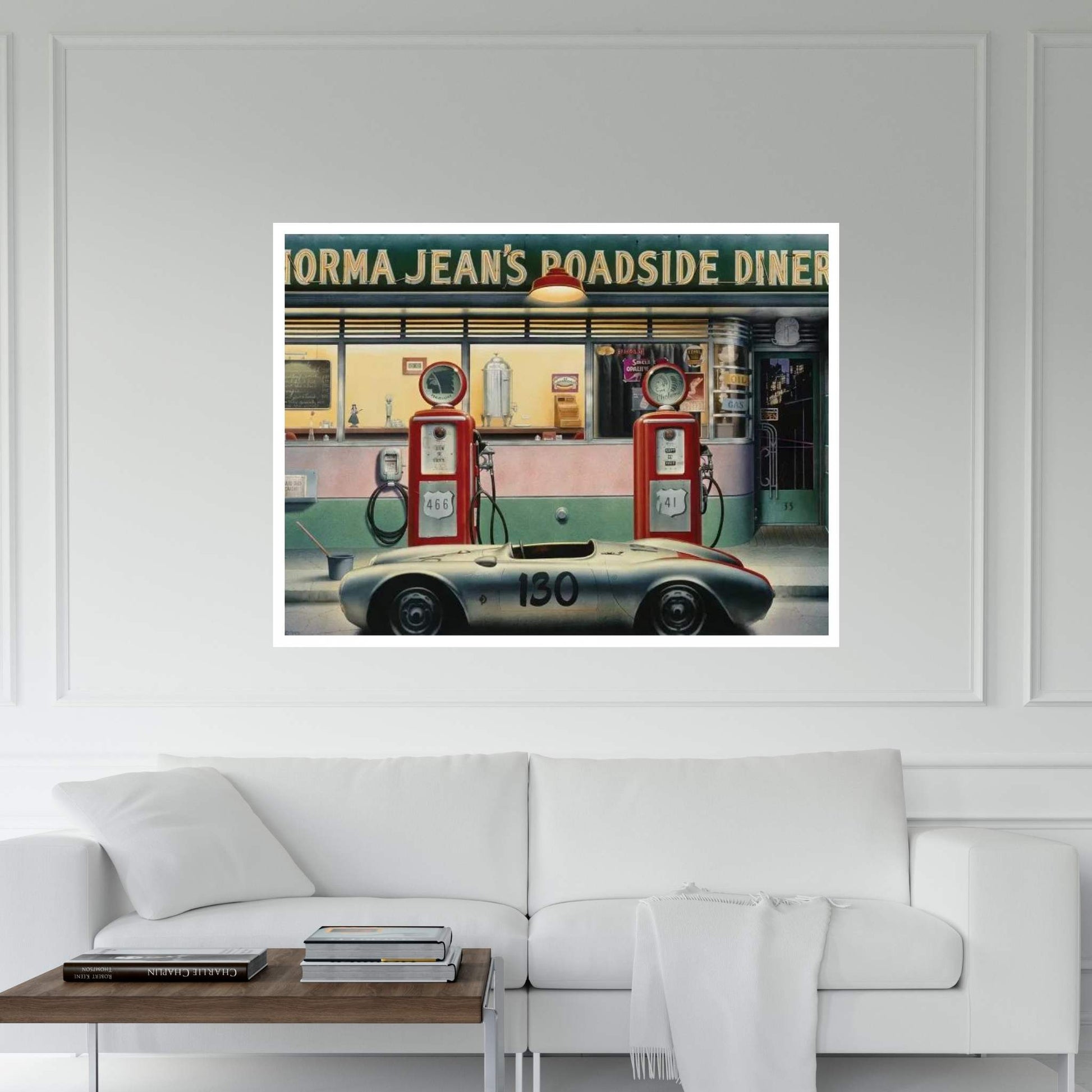 Destiny Highway Calendar Girl Canvas Wall Art - Y Canvas