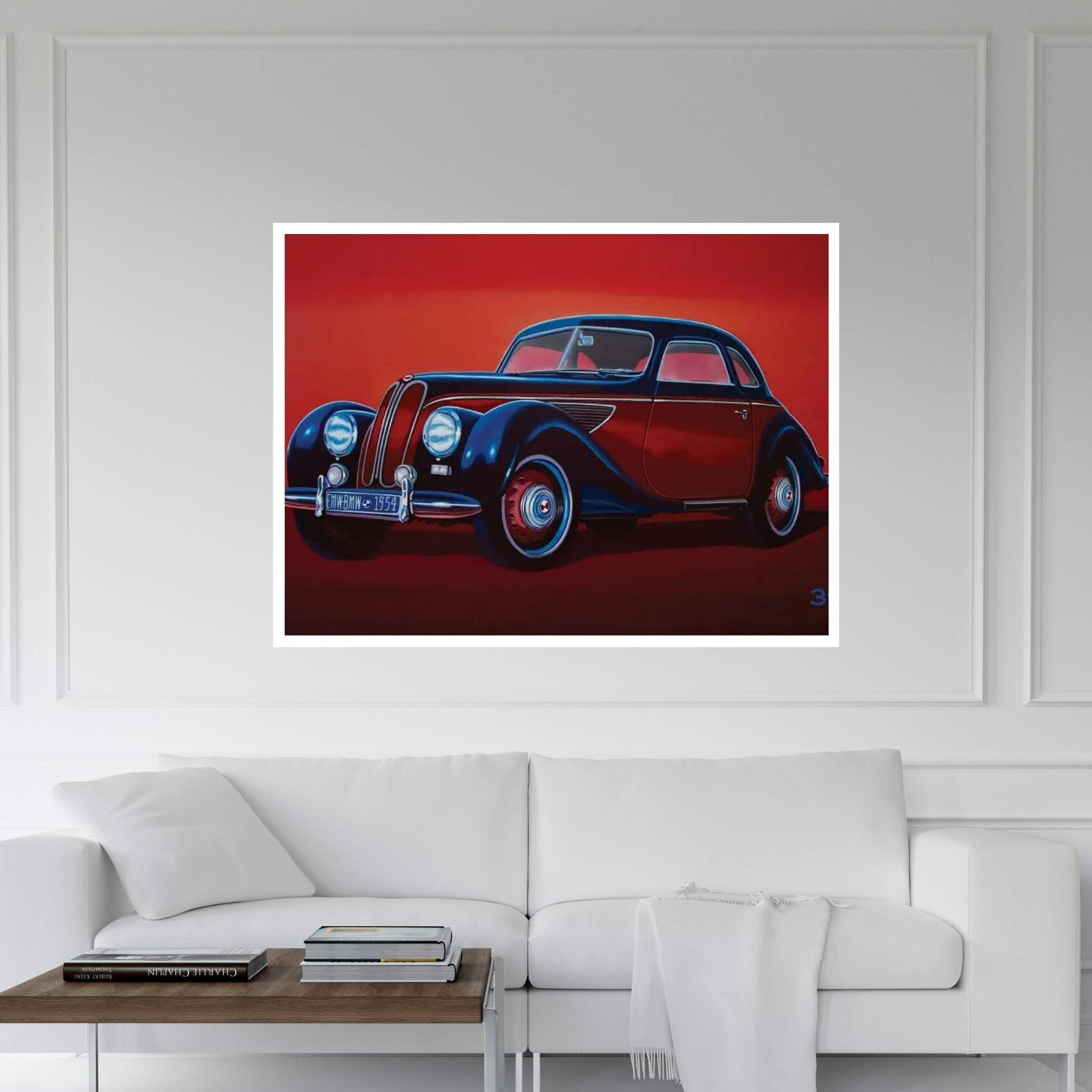 EMW BMW 1951 Canvas Wall Art - Y Canvas