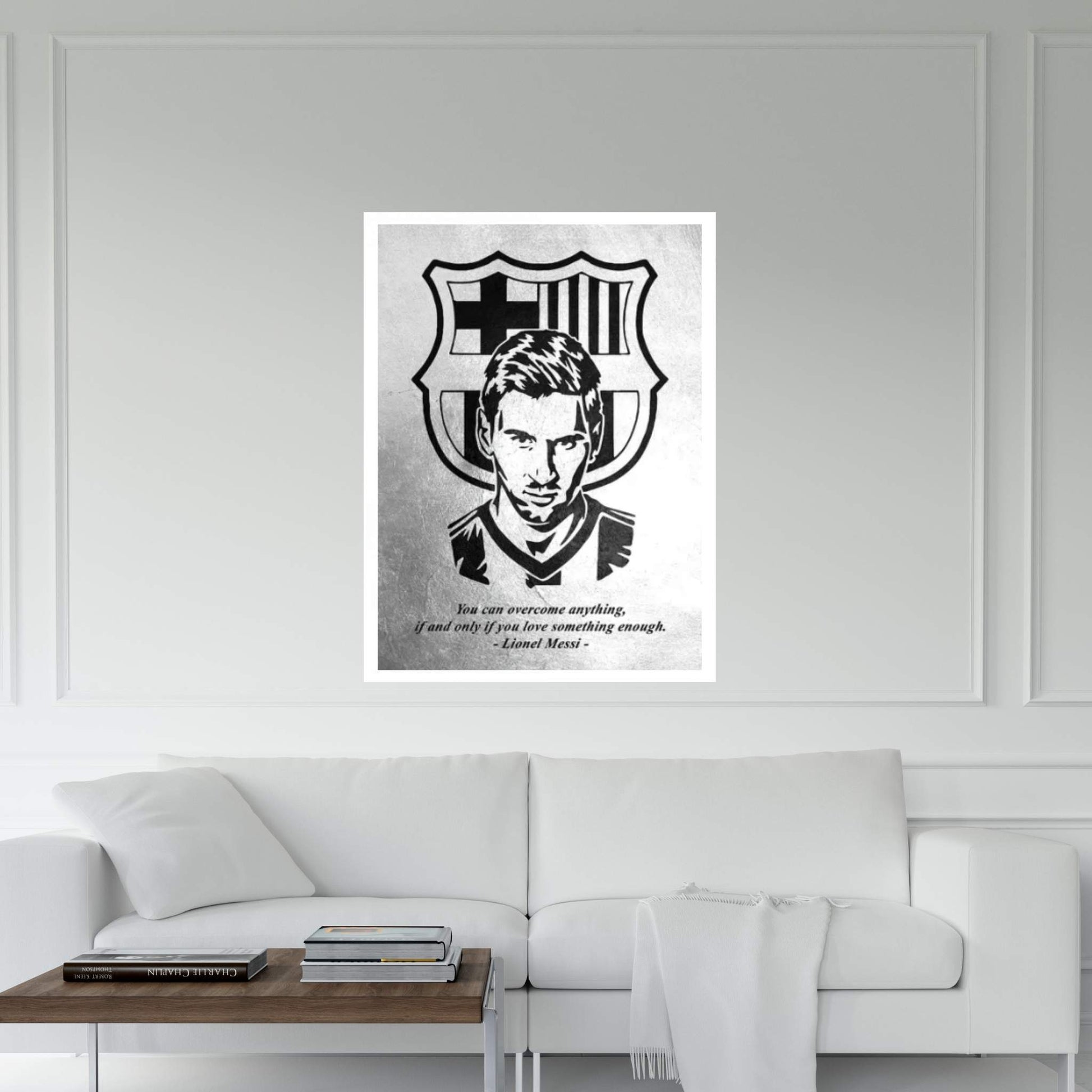 Lionel Messi Motivation Canvas Wall Art - Y Canvas