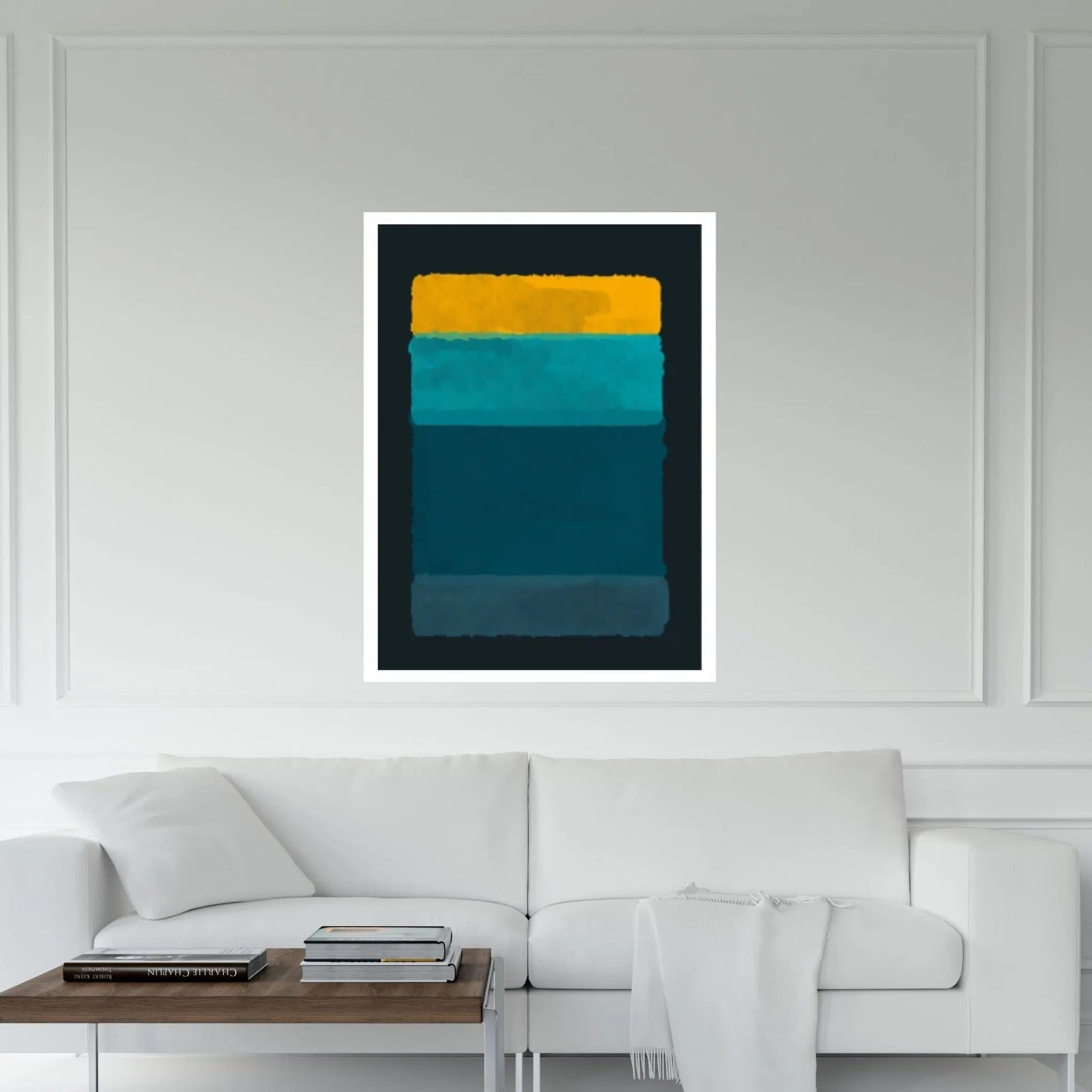 Mark Rothko Frame Canvas/Poster Art Reproduction, Rothko Reproduction - Y Canvas