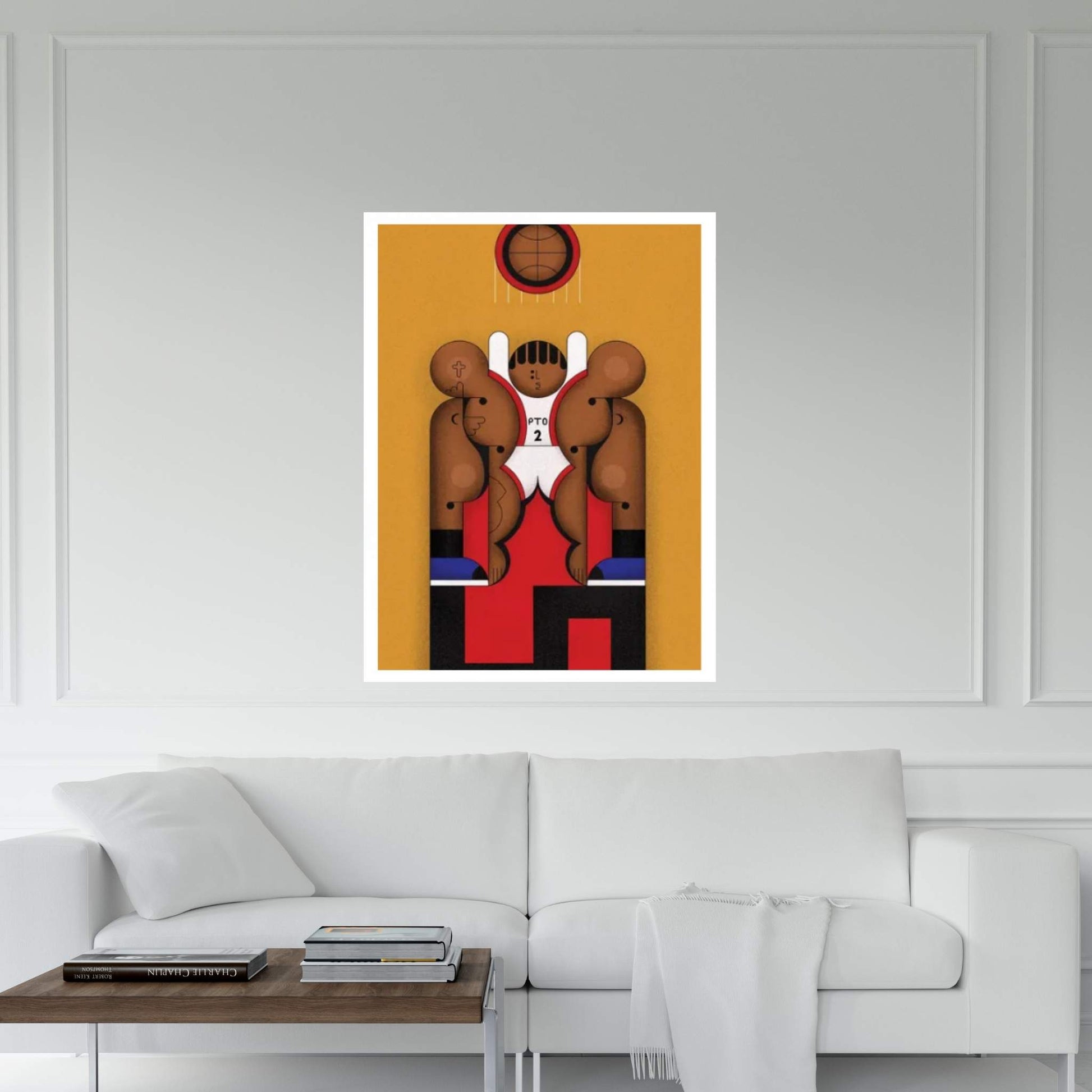 Buzzer Beater Canvas Wall Art - Y Canvas