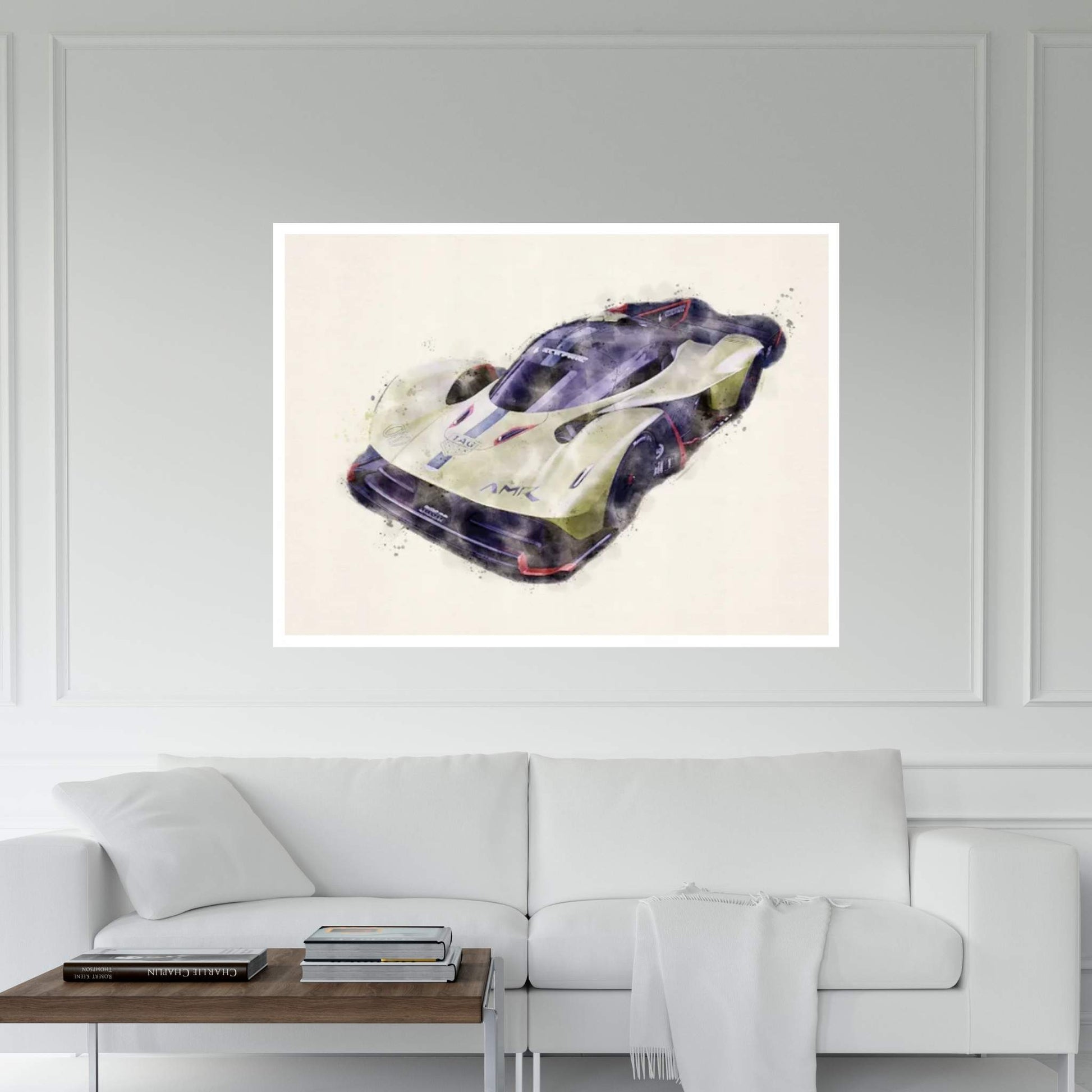 Aston Martin Valkyrie AMR Pro Canvas Wall Art - Y Canvas