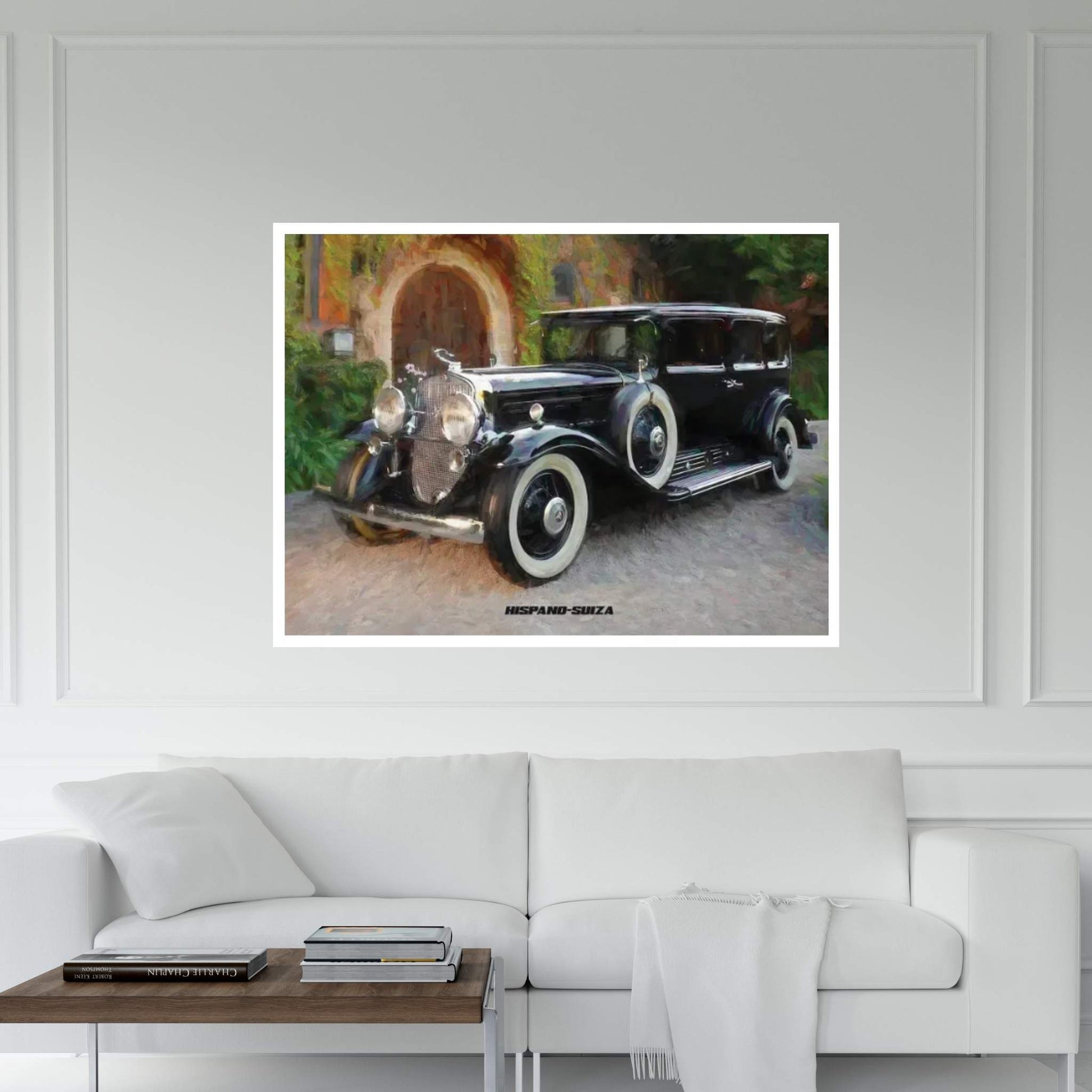 Hispano Suiza Canvas Wall Art - Y Canvas