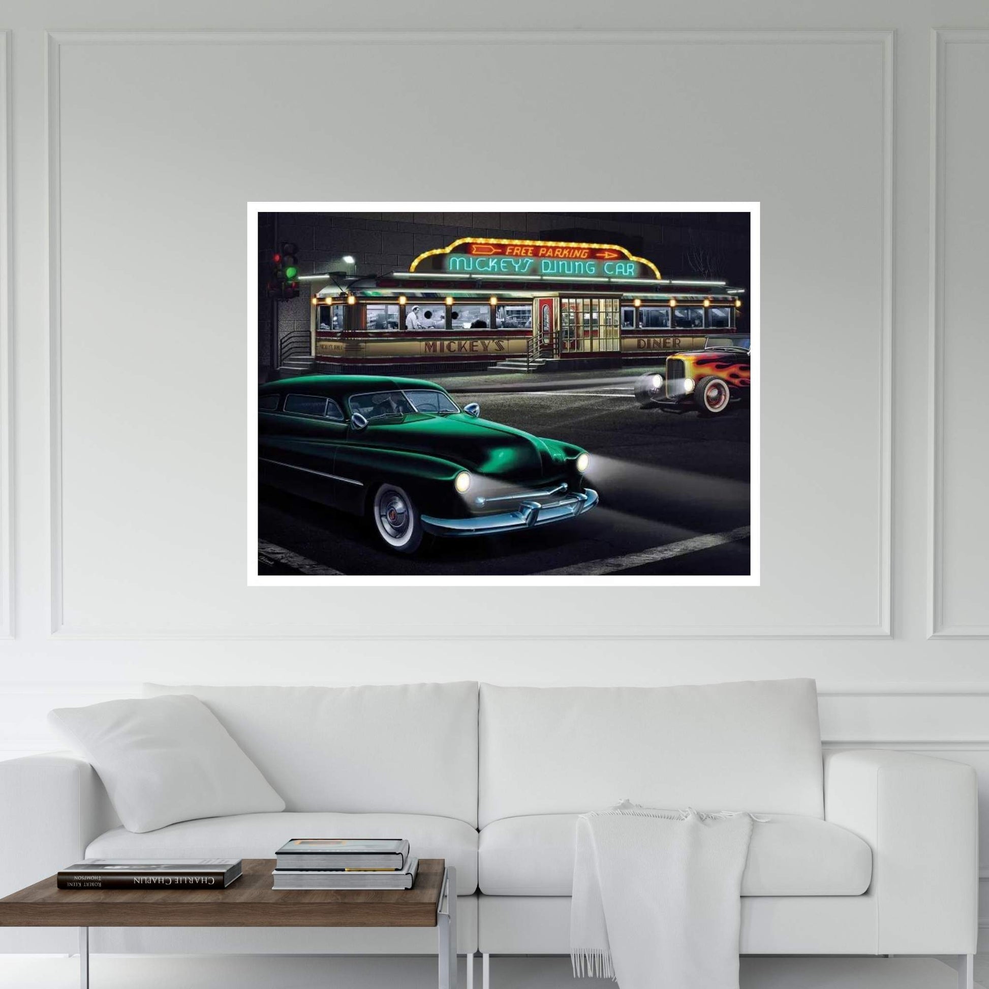 Mickey's Diner I Canvas Wall Art - Y Canvas