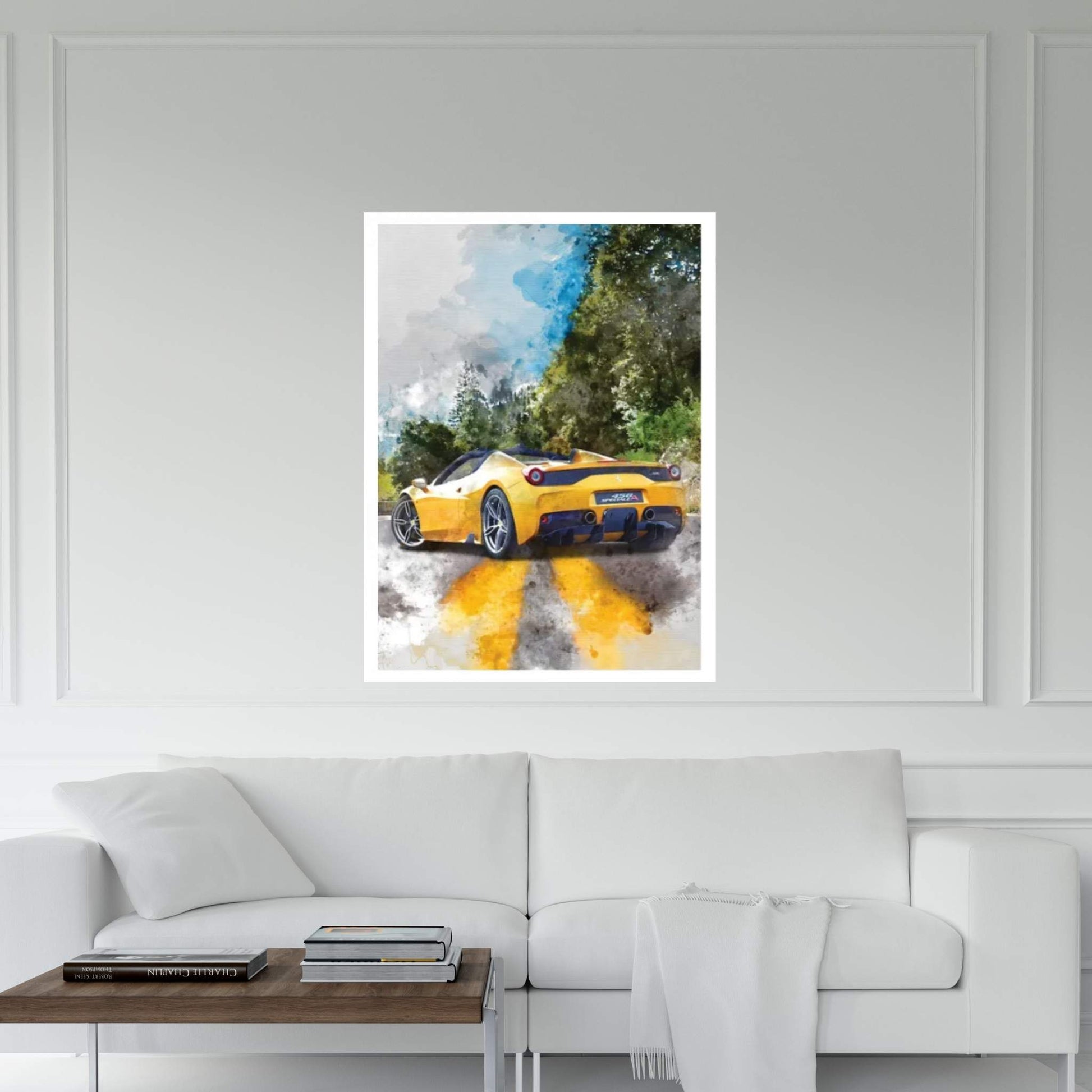 Ferrari 458 Speciale Apert Canvas Wall Art - Y Canvas