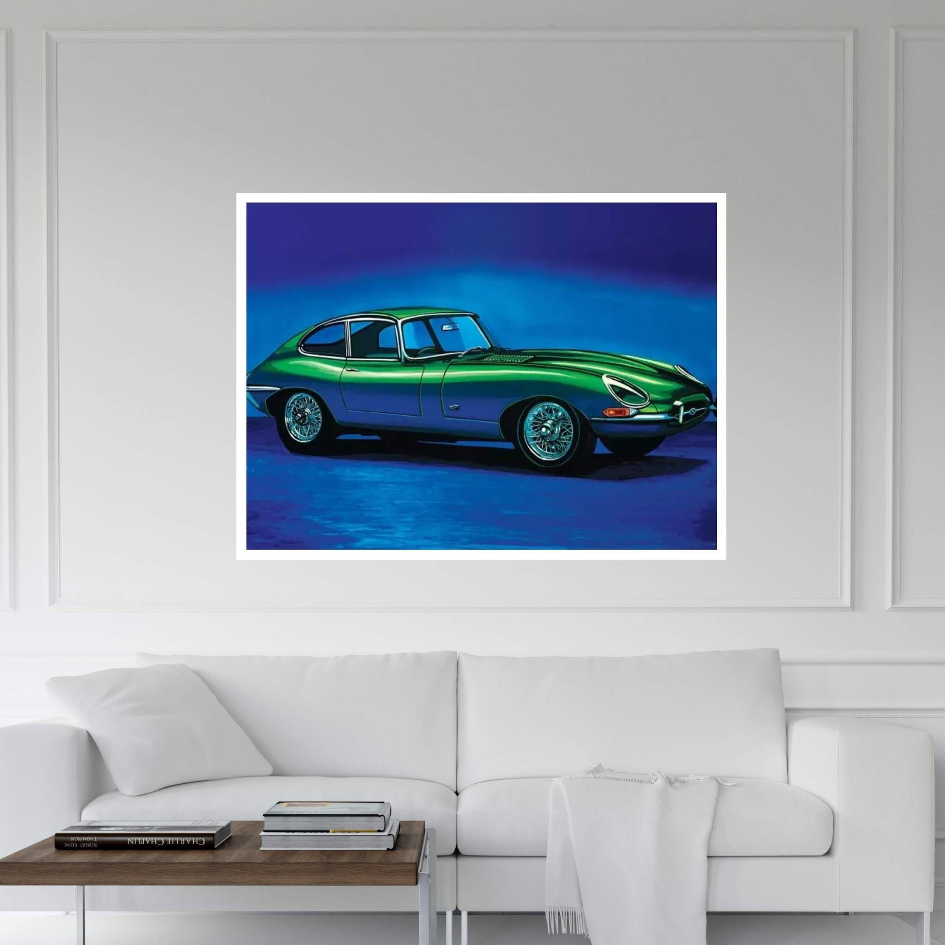 Jaguar E Type Canvas Wall Art - Y Canvas