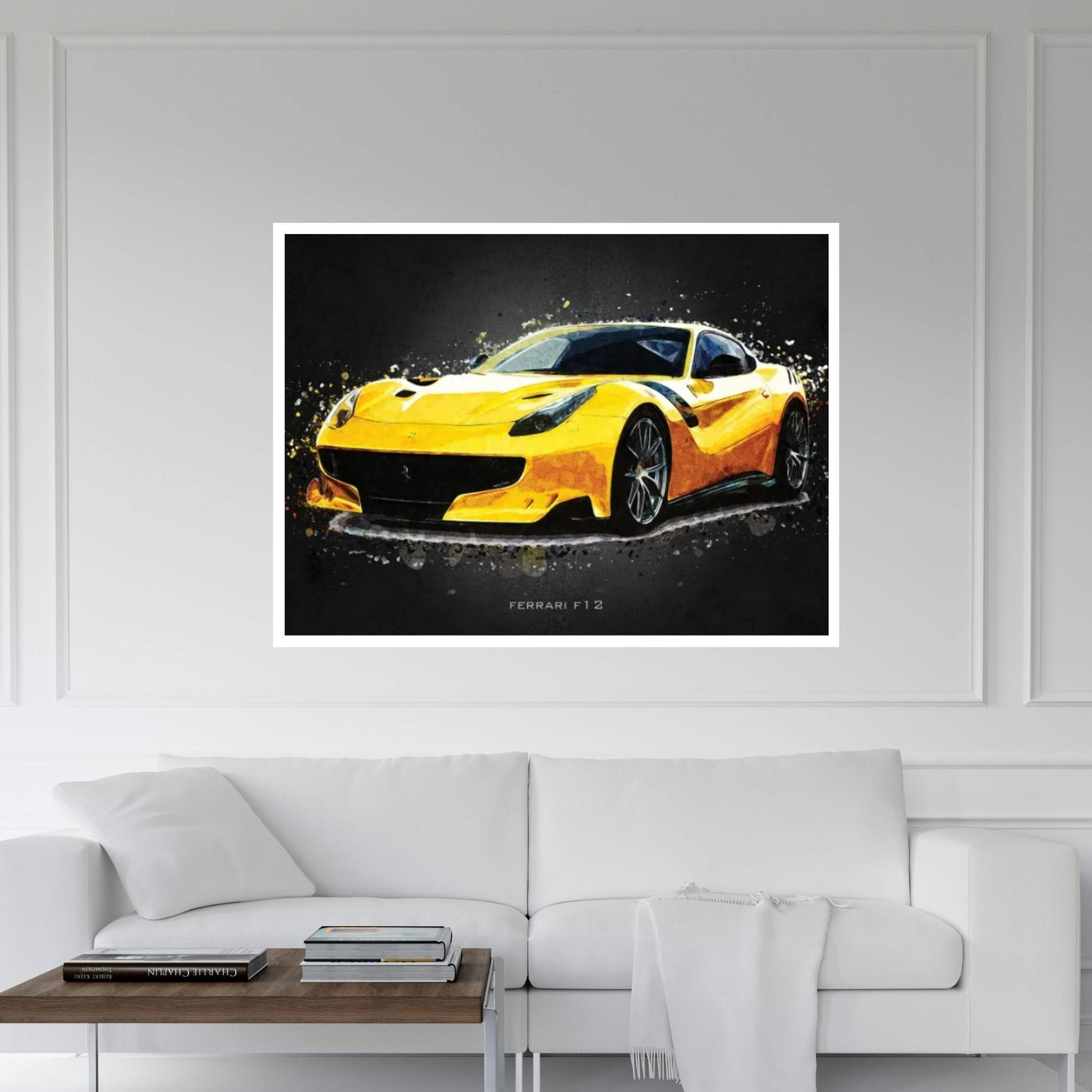 Ferrari F12 Canvas Wall Art - Y Canvas