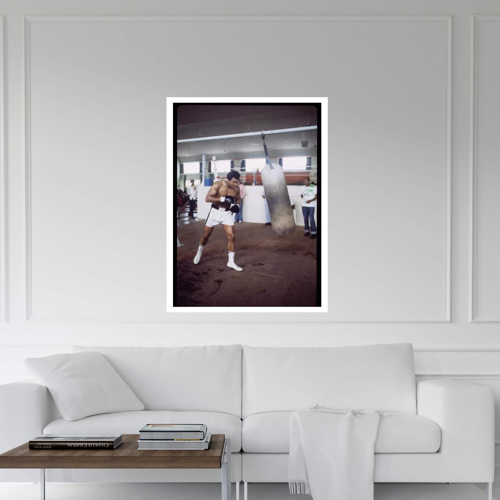 Punching Bag Work At Rumble In The Jungle™ Training Session Canvas Wall Art - Y Canvas
