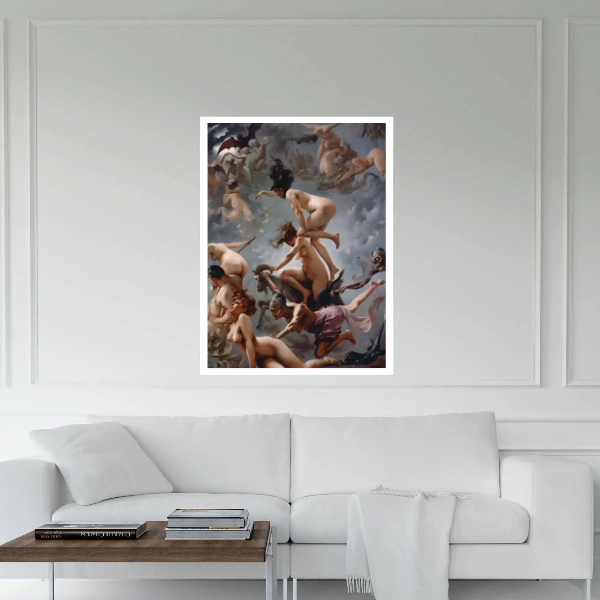 Luis Ricardo Falero : The Witches Sabbath (1878) Canvas Wall Art Print Poster - Y Canvas