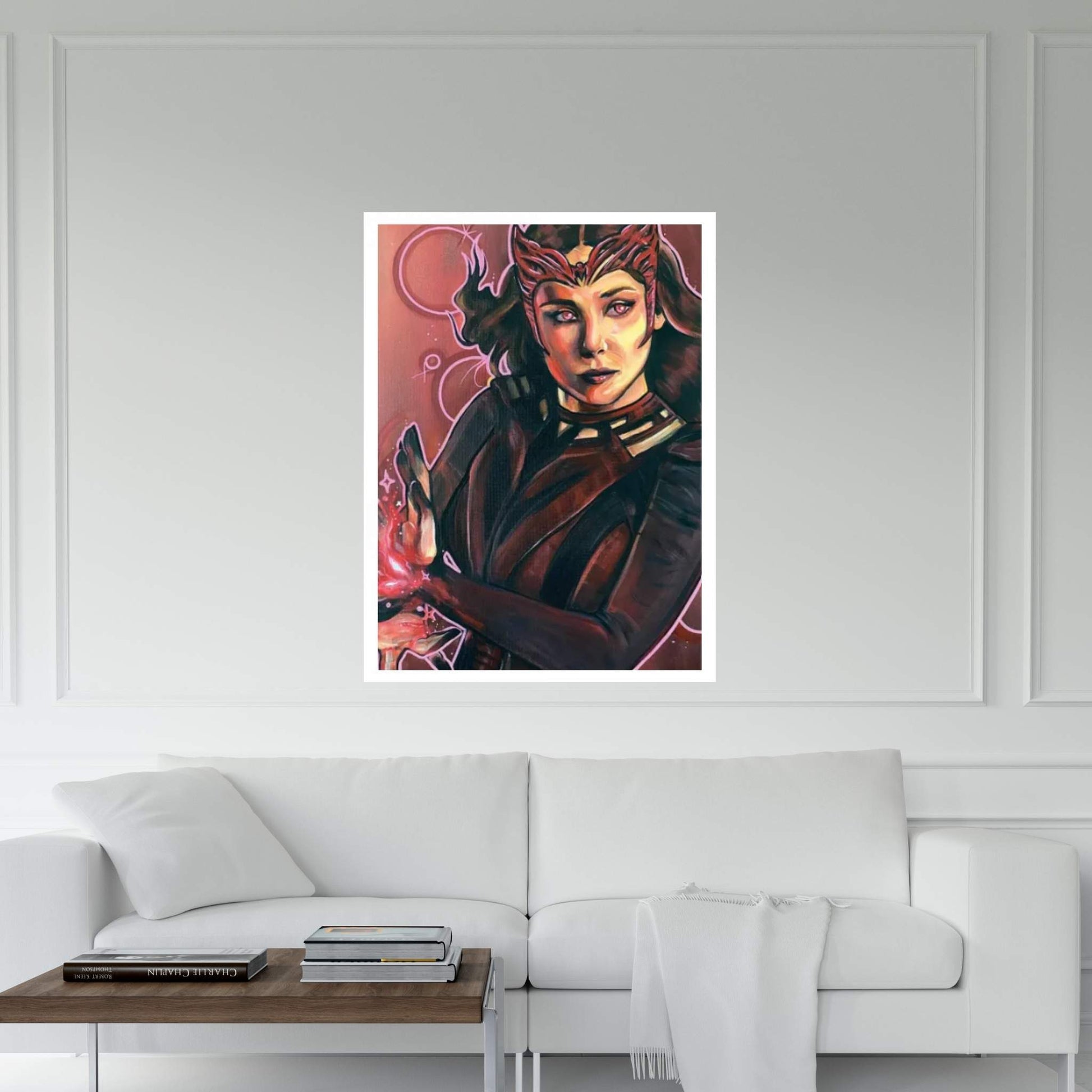 Scarlet Witch Canvas Wall Art - Y Canvas