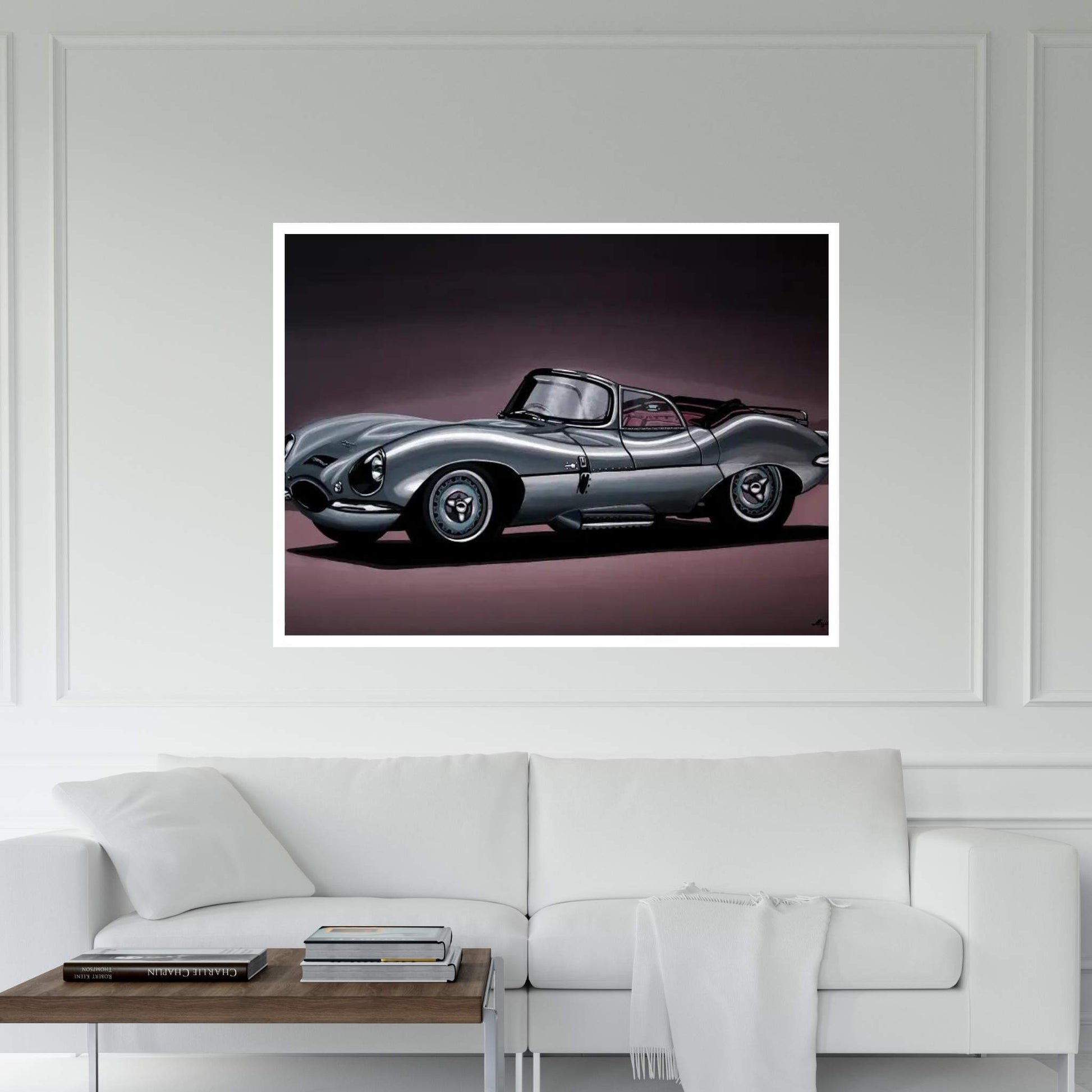 Jaguar XKSS 1957 Canvas Wall Art - Y Canvas