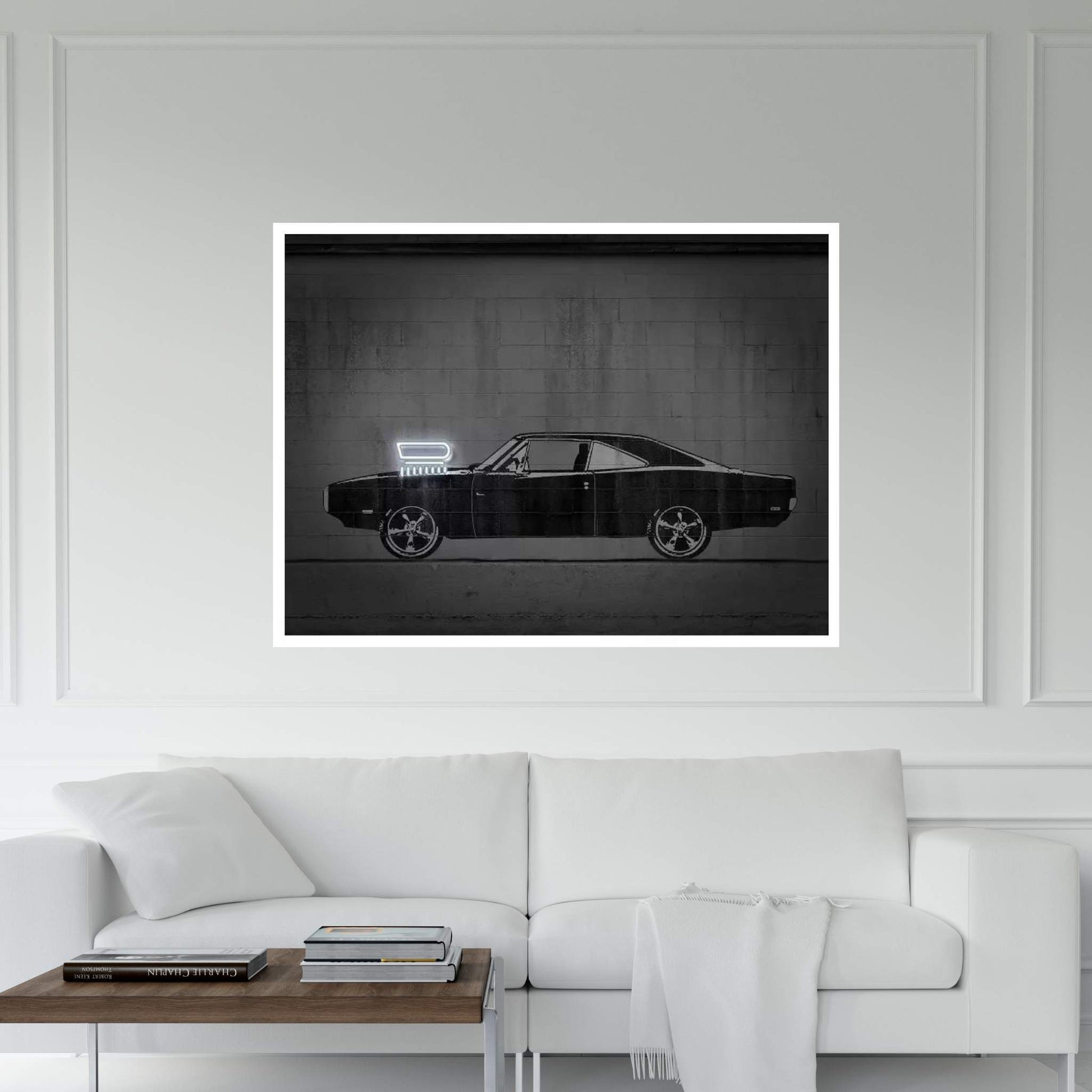 Charger Canvas Wall Art - Y Canvas