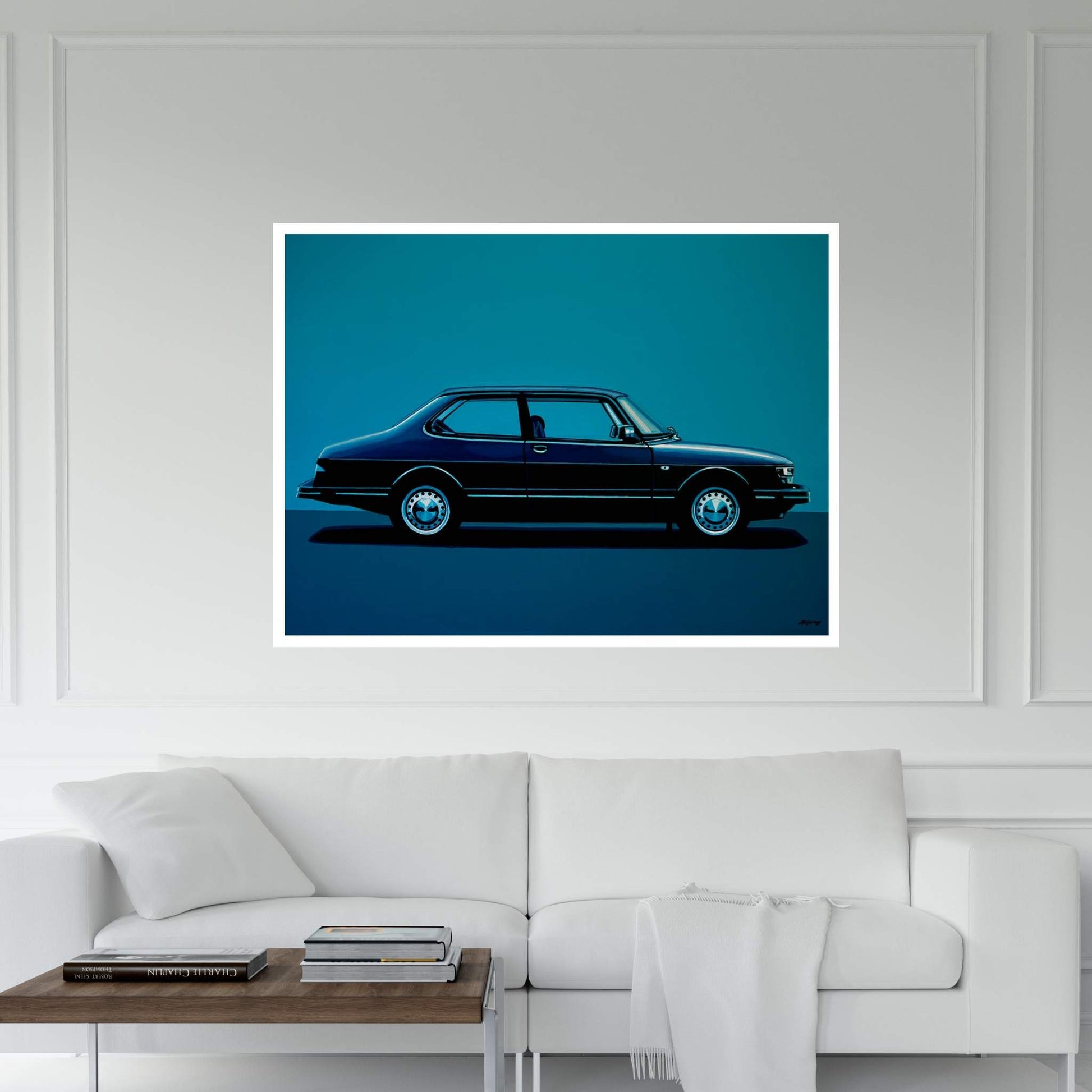 Saab 90 1985 Canvas Wall Art - Y Canvas