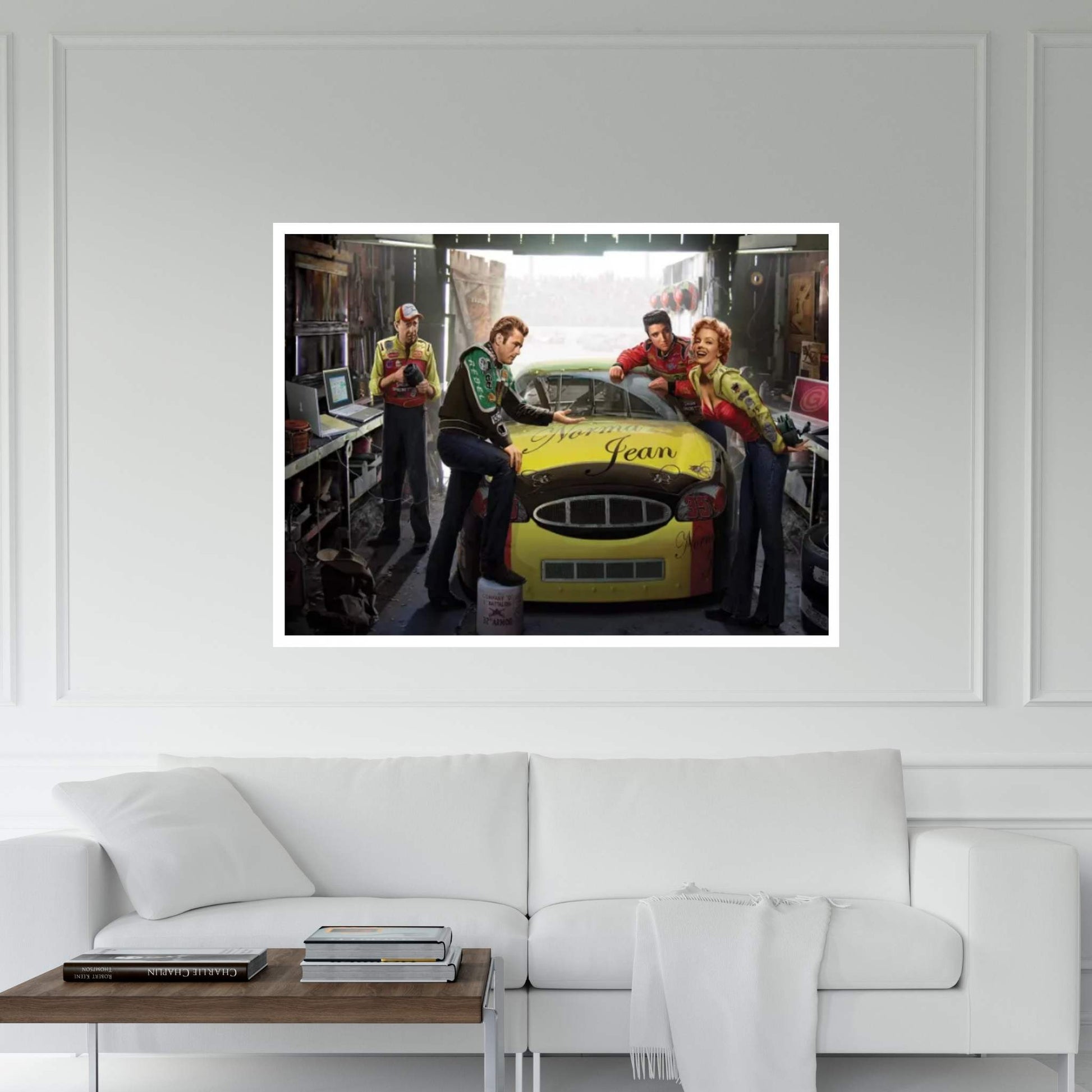 Eternal Speedway Canvas Wall Art - Y Canvas