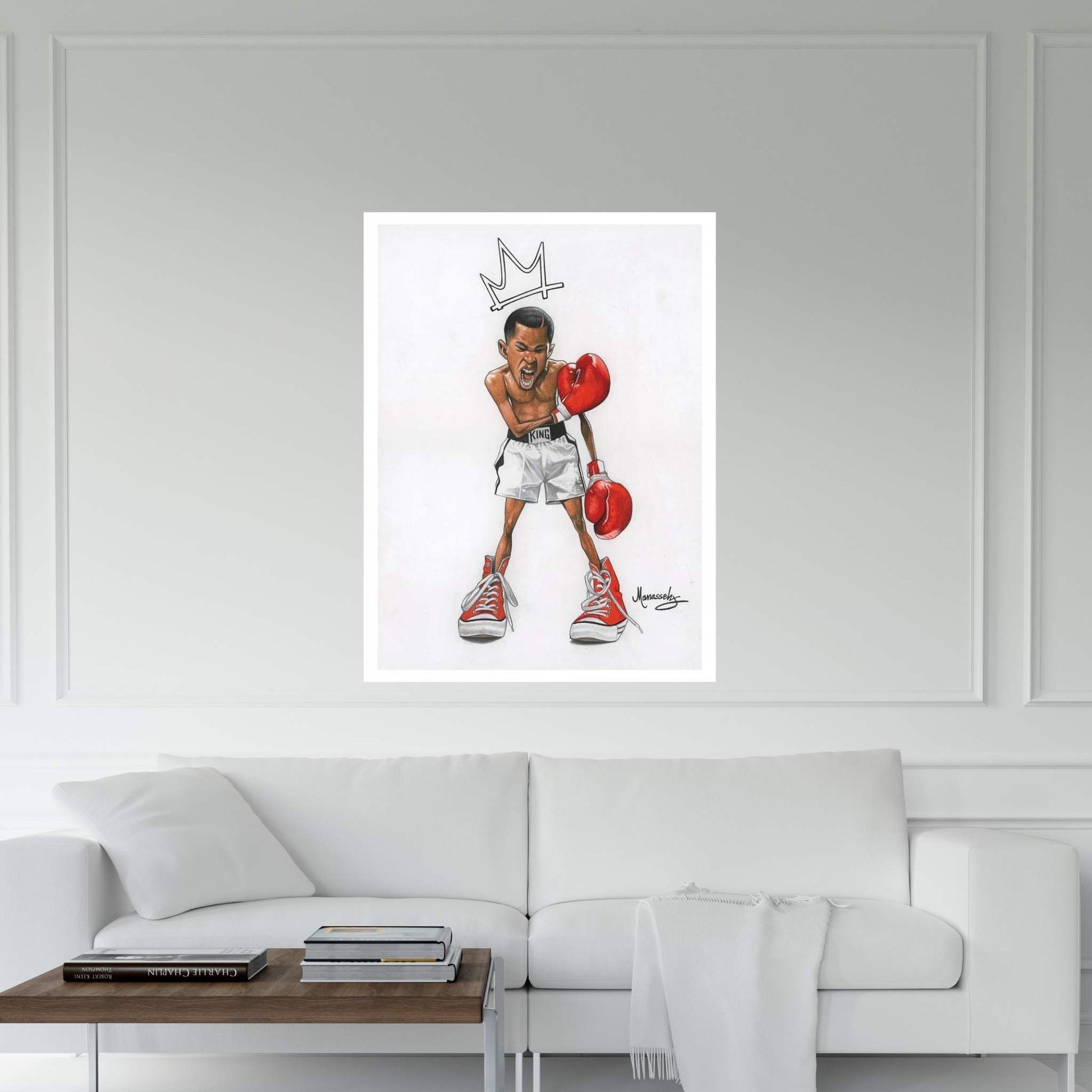 Ali Kid Canvas Wall Art - Y Canvas
