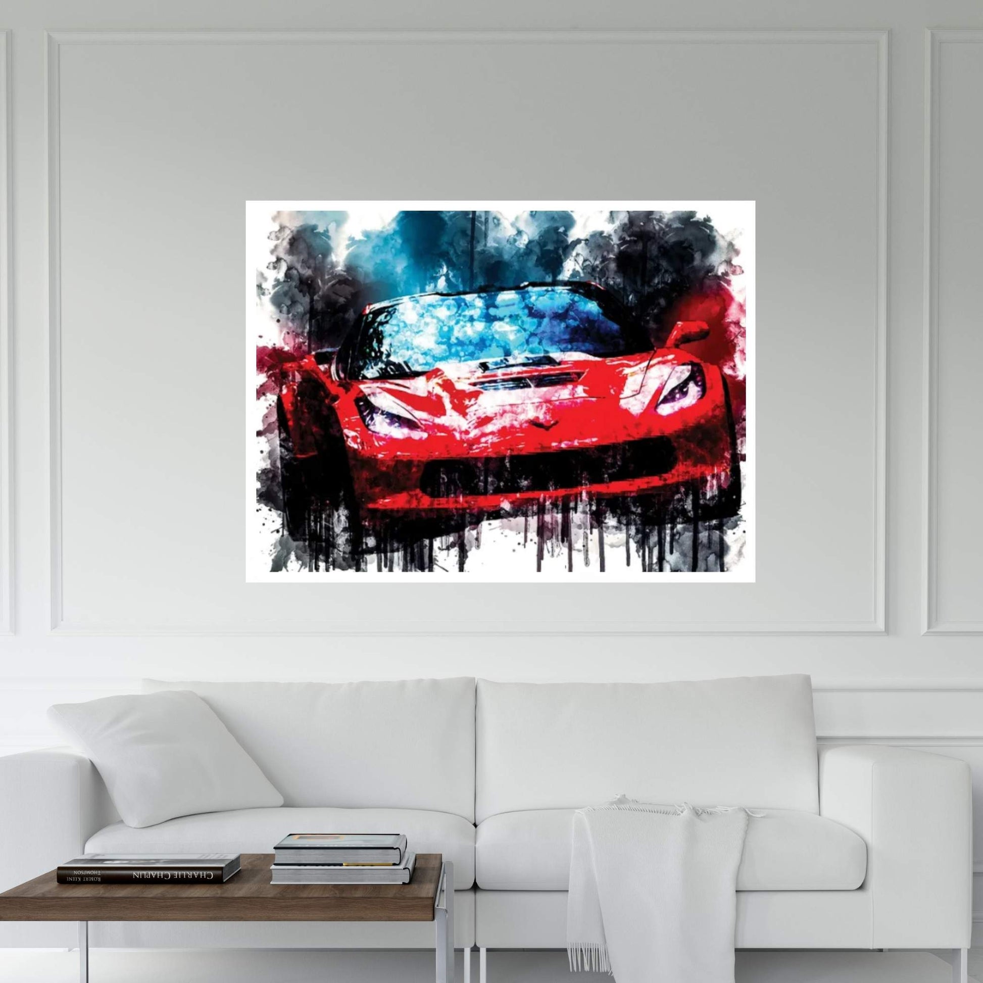 Car 2018 Callaway Corvette Aerowagen Canvas Wall Art - Y Canvas