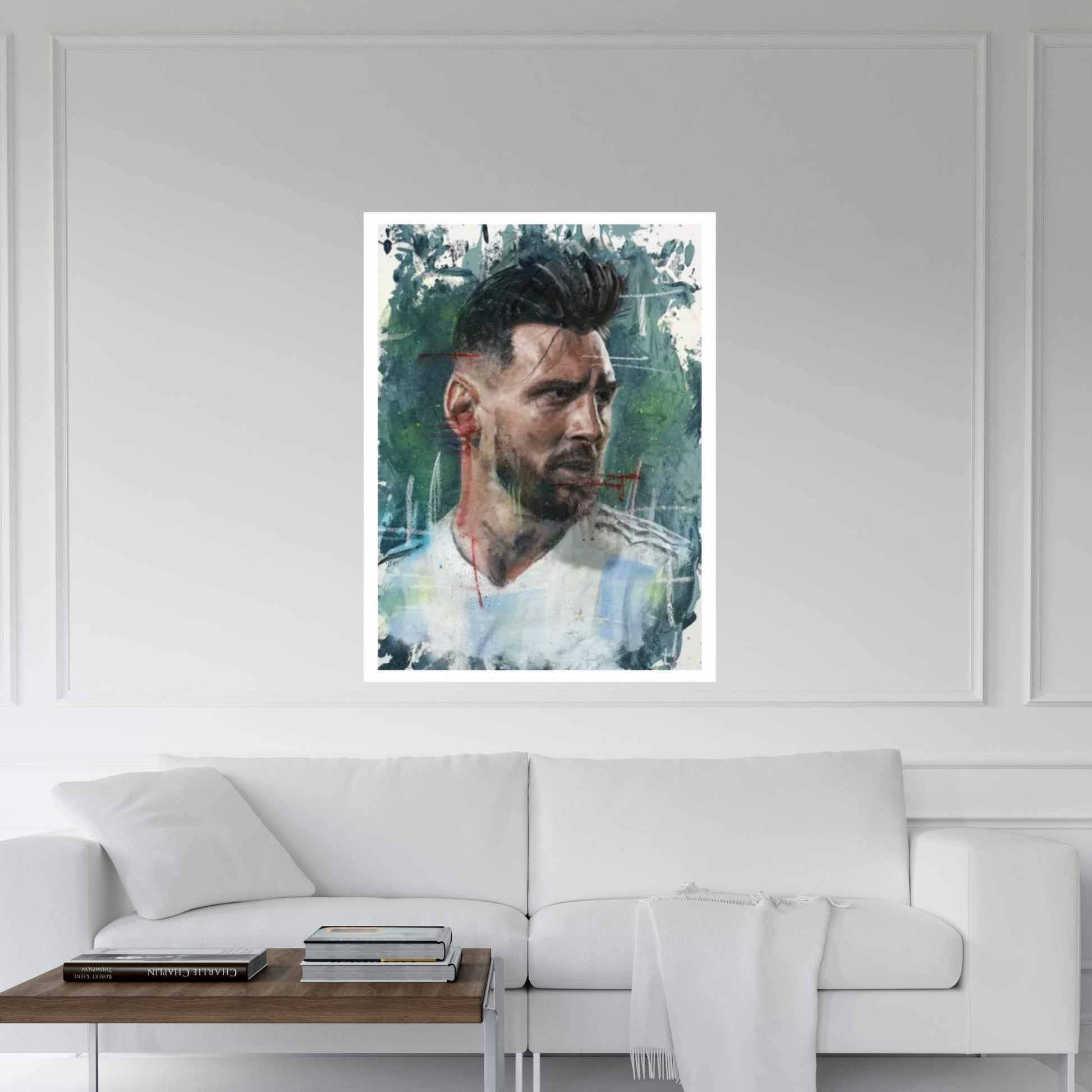 Lionel Messi Canvas Wall Art - Y Canvas