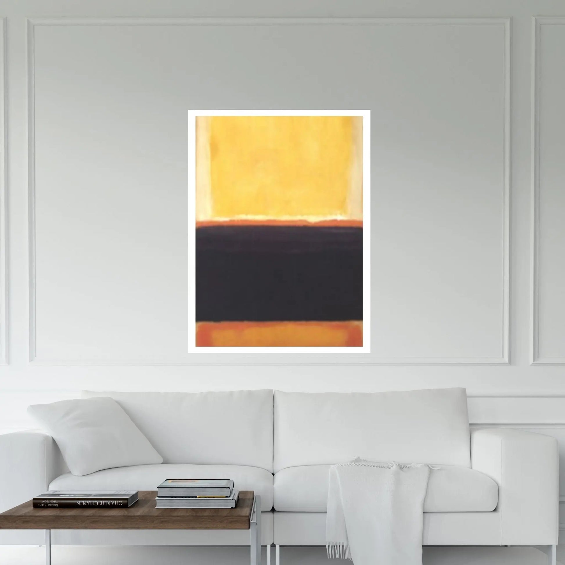 Mark Rothko Frame Canvas/Poster Art Reproduction, Rothko Reproduction - Y Canvas